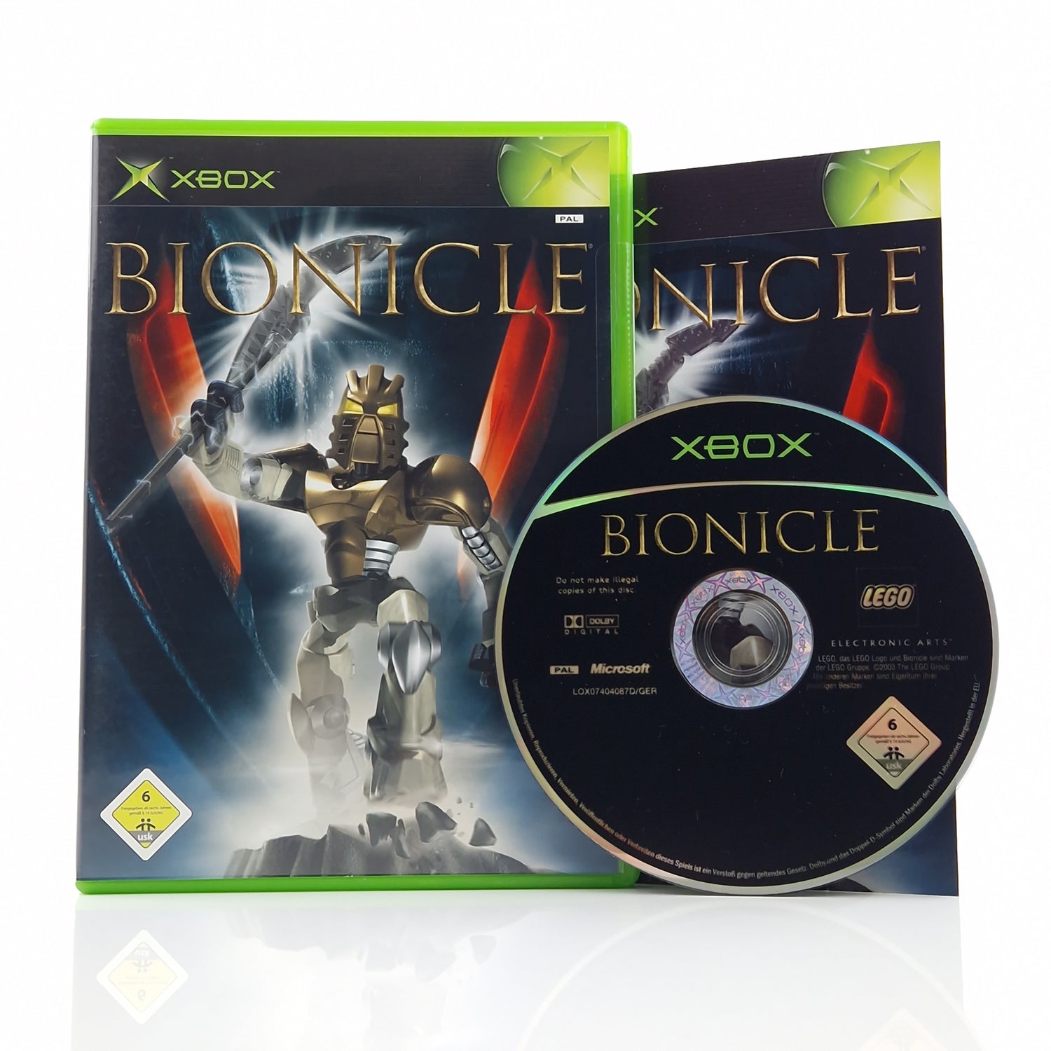 Xbox Classic Spiel : Lego Bionicle - CD Disk Anleitung OVP Microsoft