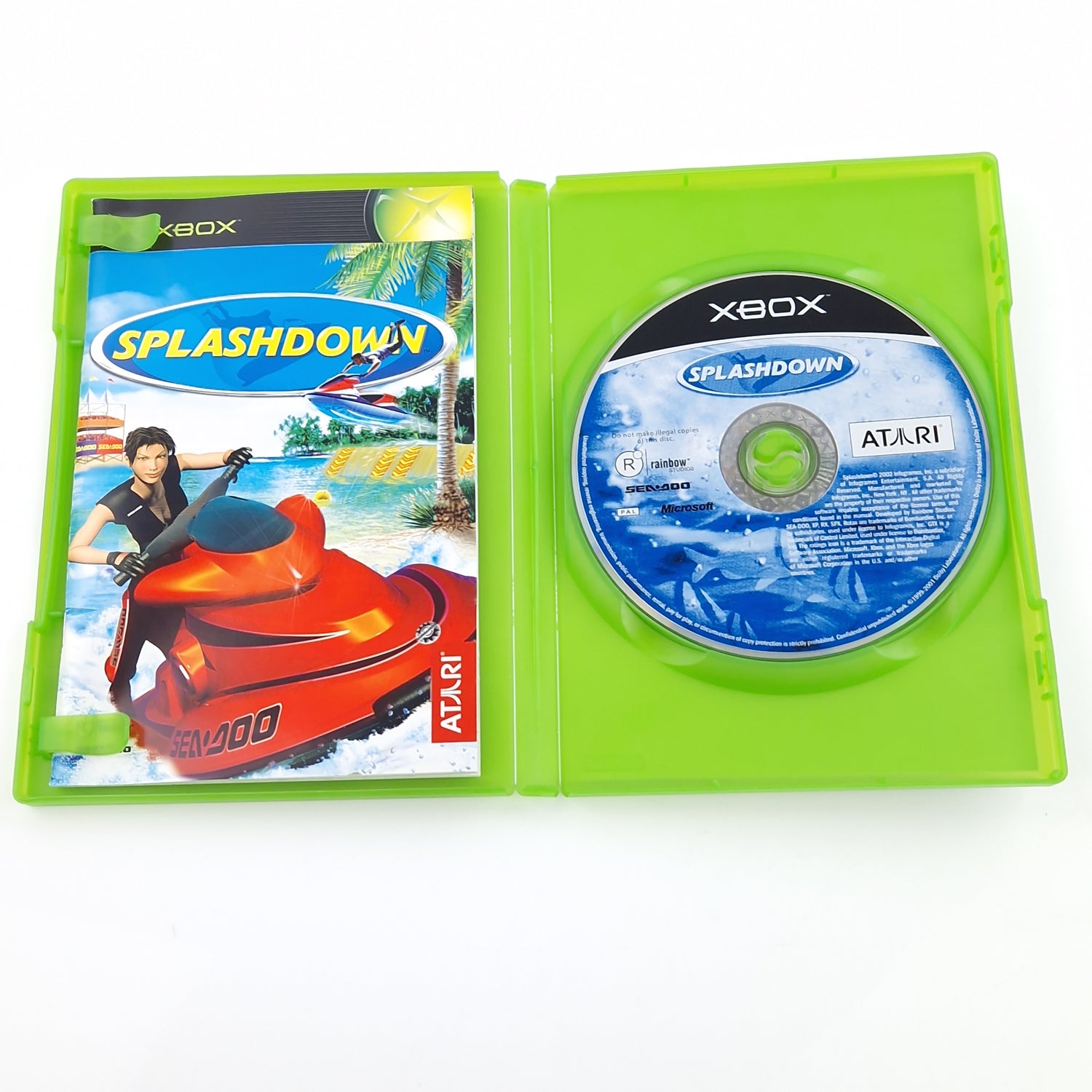 Xbox Classic Spiel : Splashdown - CD Disk Anleitung OVP / Microsoft PAL