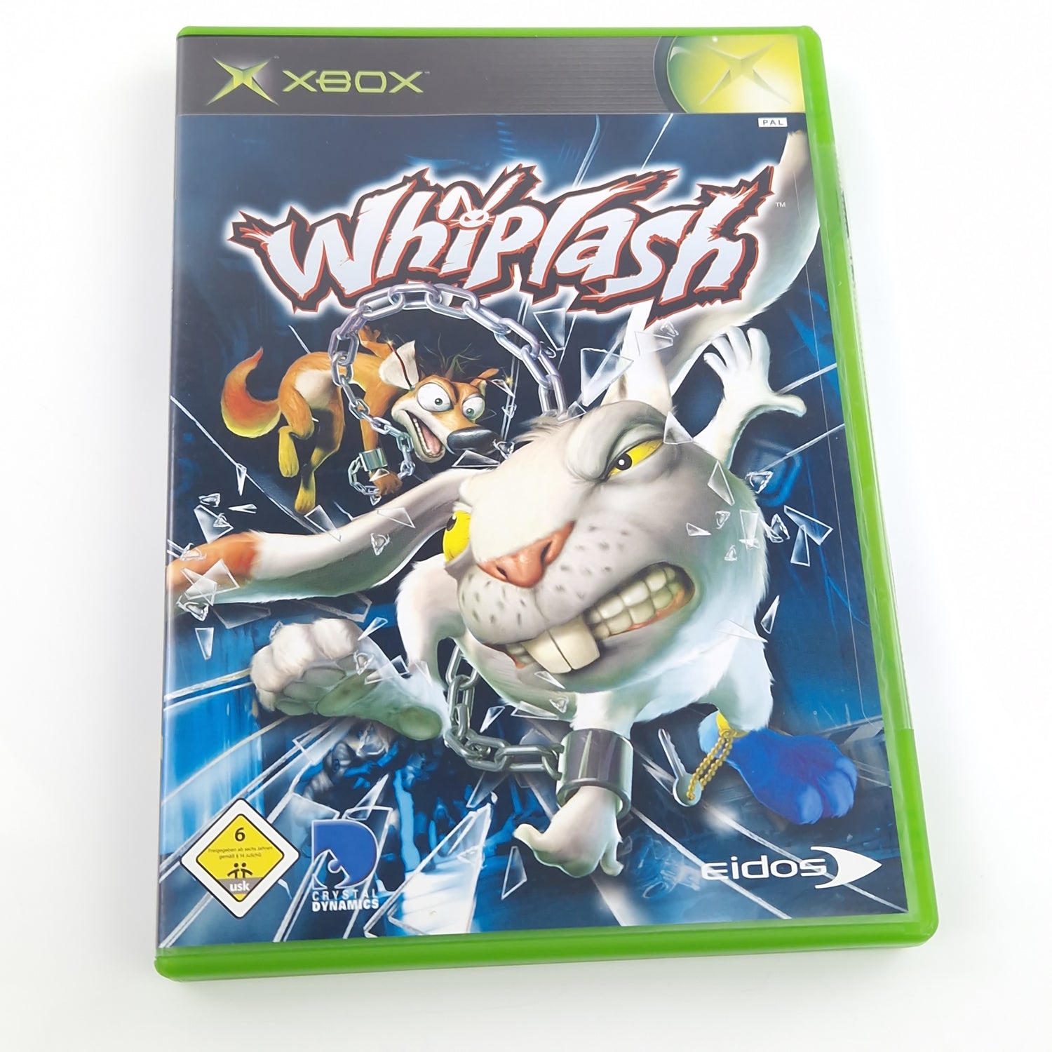 Xbox Classic Spiel : Whiplash - CD Disk Anleitung OVP / Microsoft PAL