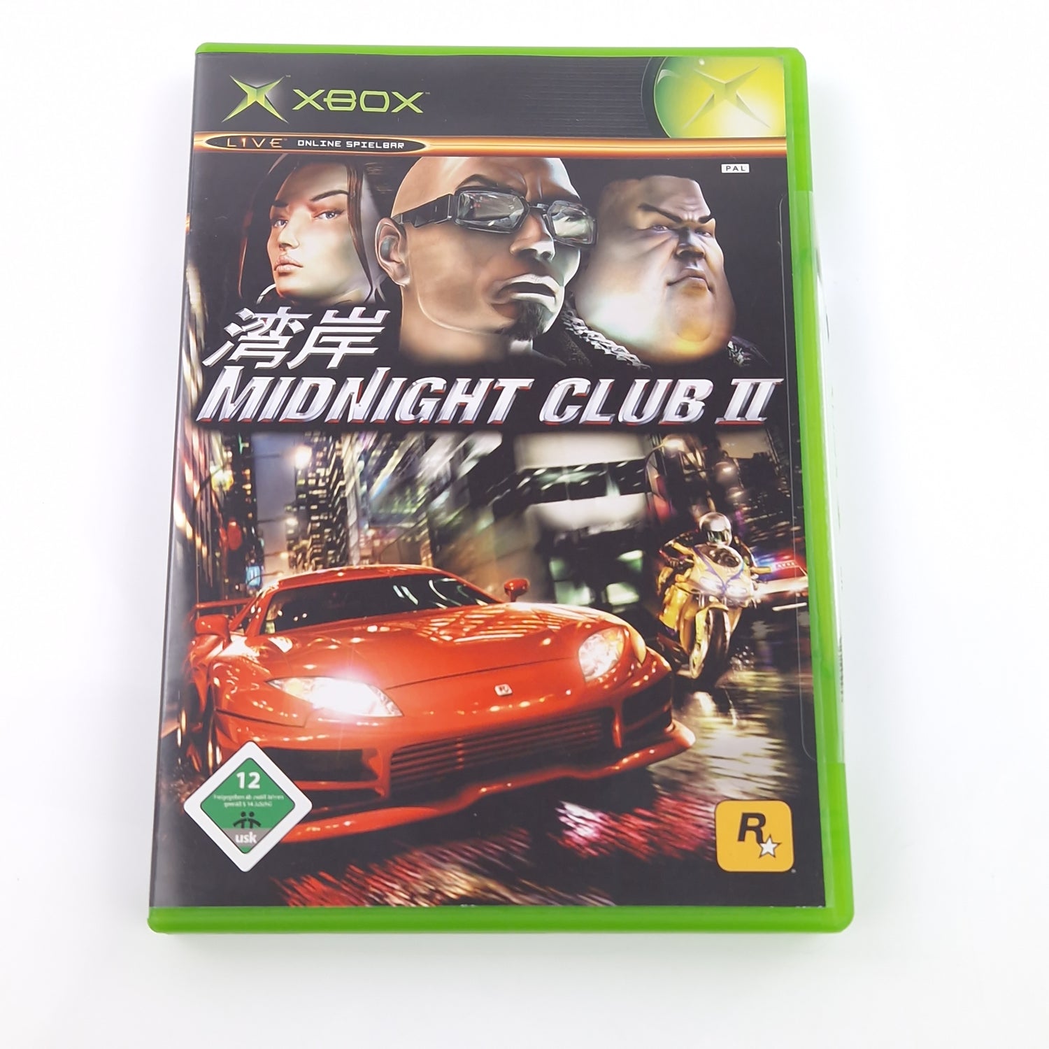 Xbox Classic Spiel : Midnight Club II - CD Disk Anleitung OVP / Microsoft PAL