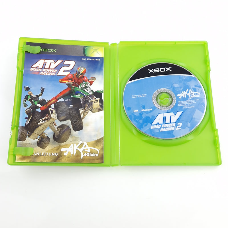 Xbox Classic Spiel : ATV 2 Quad Power Racing - CD Disk Anleitung OVP / PAL