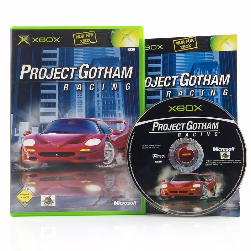 Xbox Classic Spiel : Project Gotham Racing - CD Disk Anleitung OVP / PAL