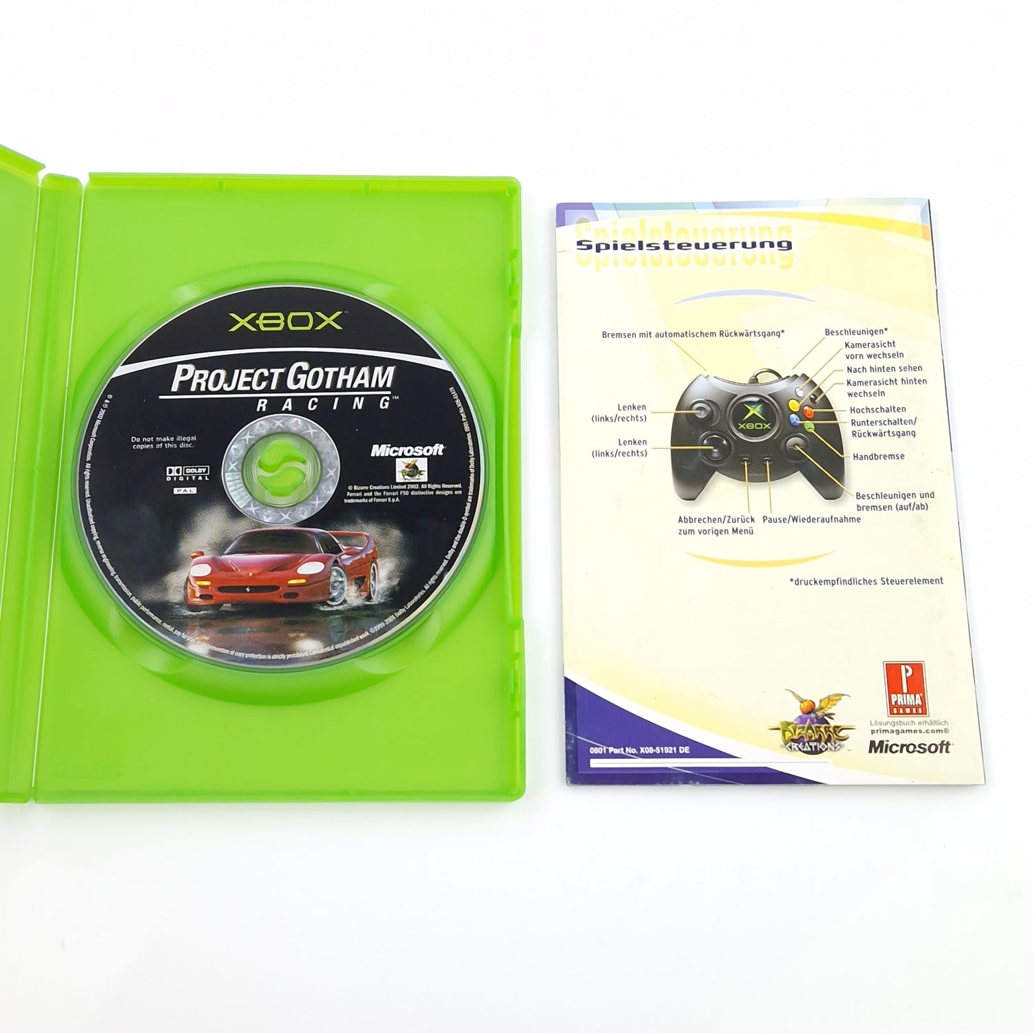 Xbox Classic Spiel : Project Gotham Racing - CD Disk Anleitung OVP / PAL