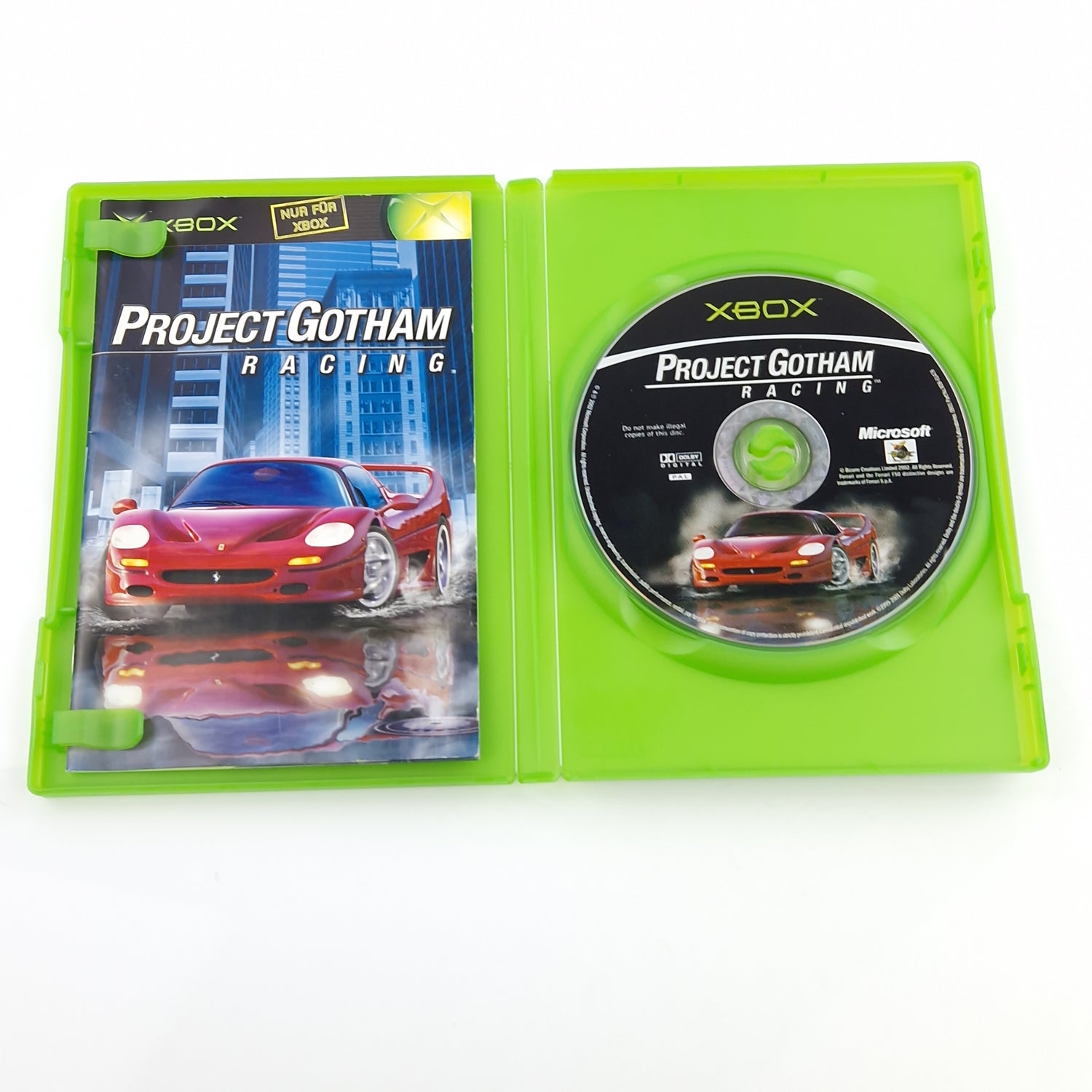 Xbox Classic Spiel : Project Gotham Racing - CD Disk Anleitung OVP / PAL