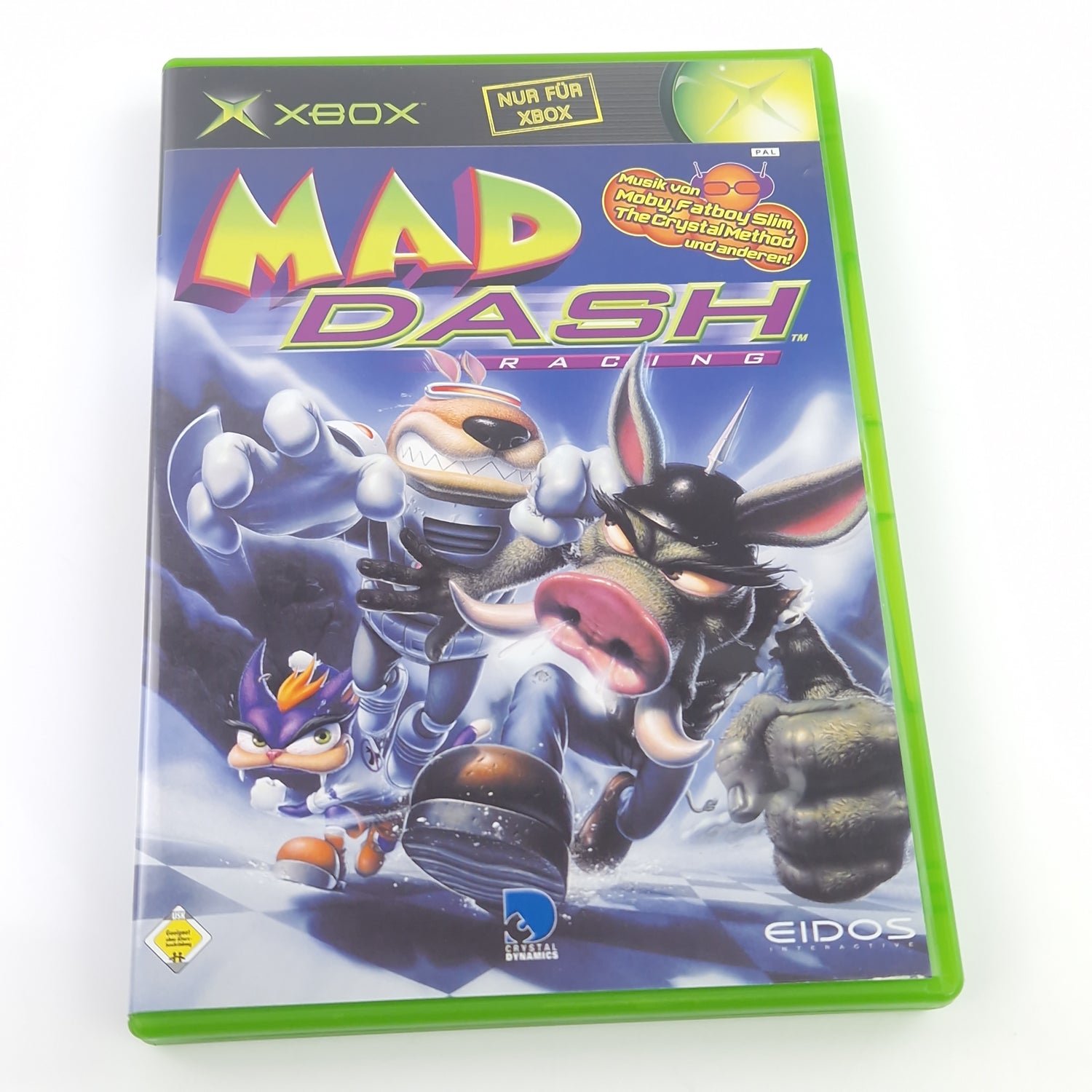 Xbox Classic Spiel : MAD Dash Racing - CD Disk Anleitung OVP / PAL