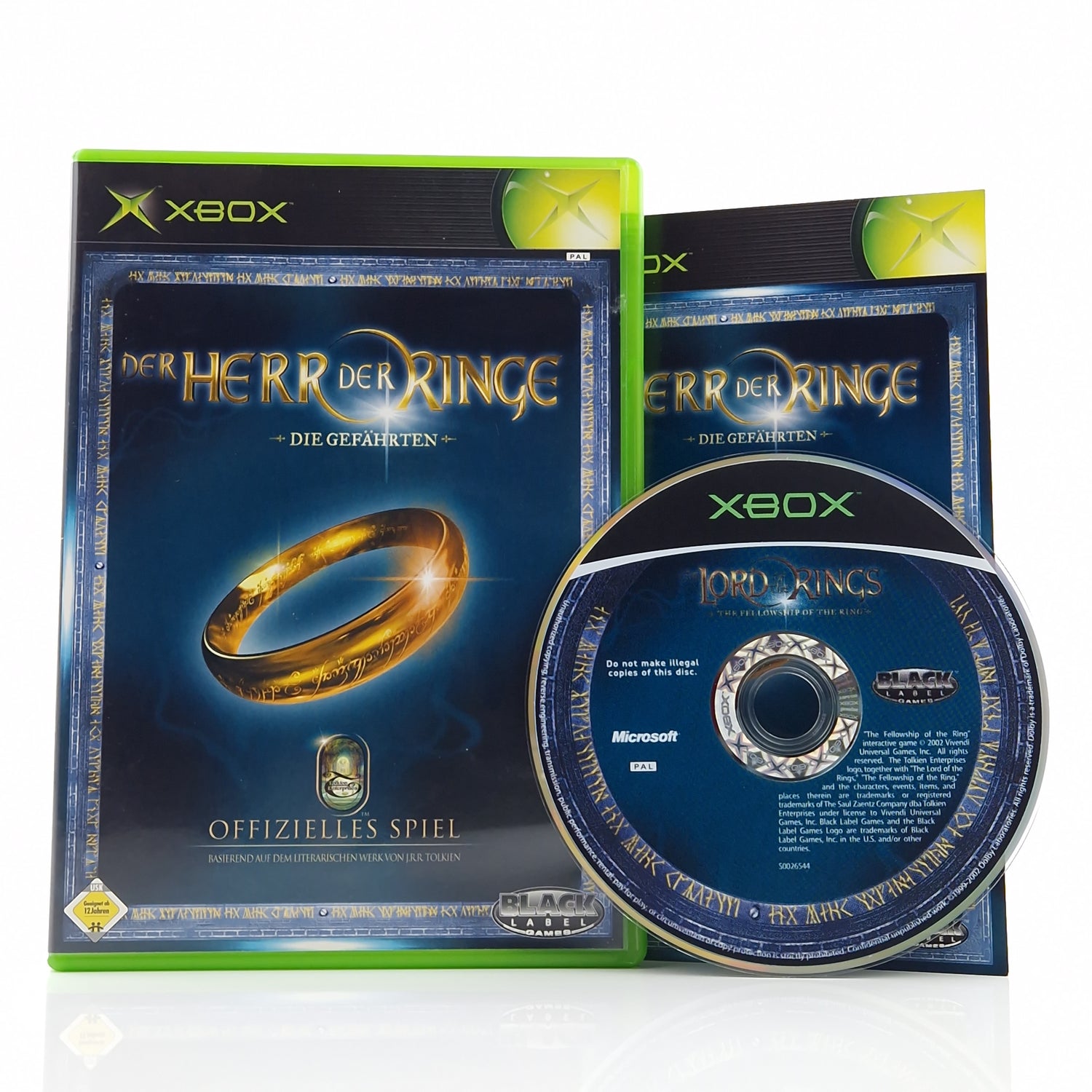 Xbox Classic Spiel : Der Herr der Ringe die Gefährten - CD Disk Anleitung OVP