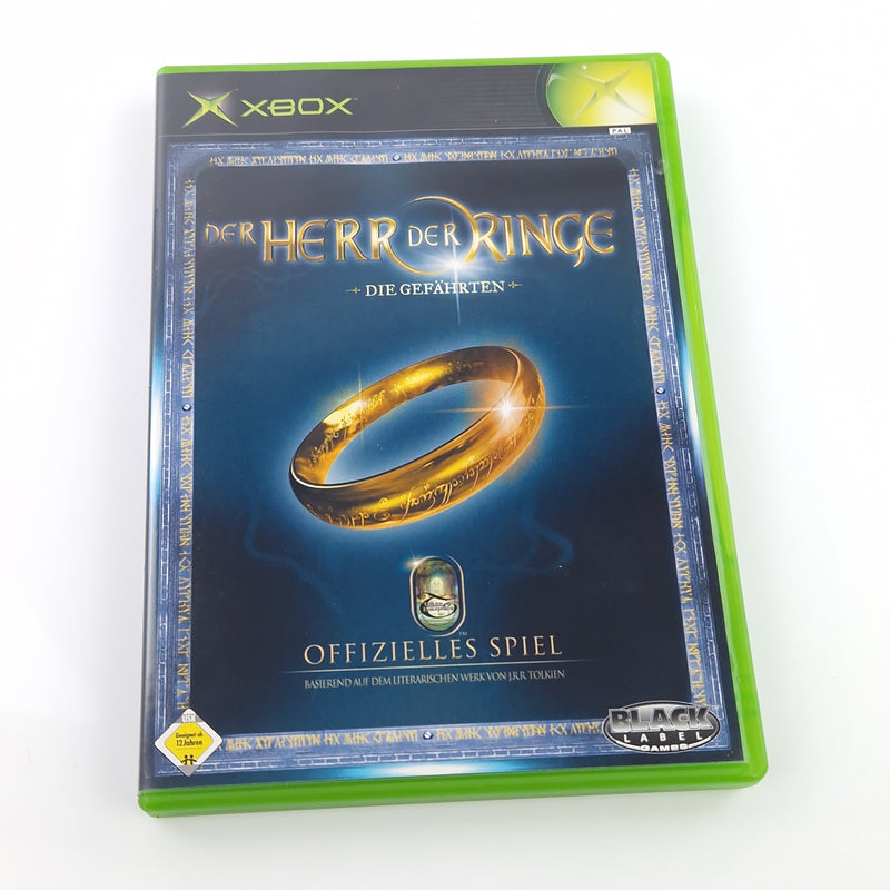 Xbox Classic Spiel : Der Herr der Ringe die Gefährten - CD Disk Anleitung OVP