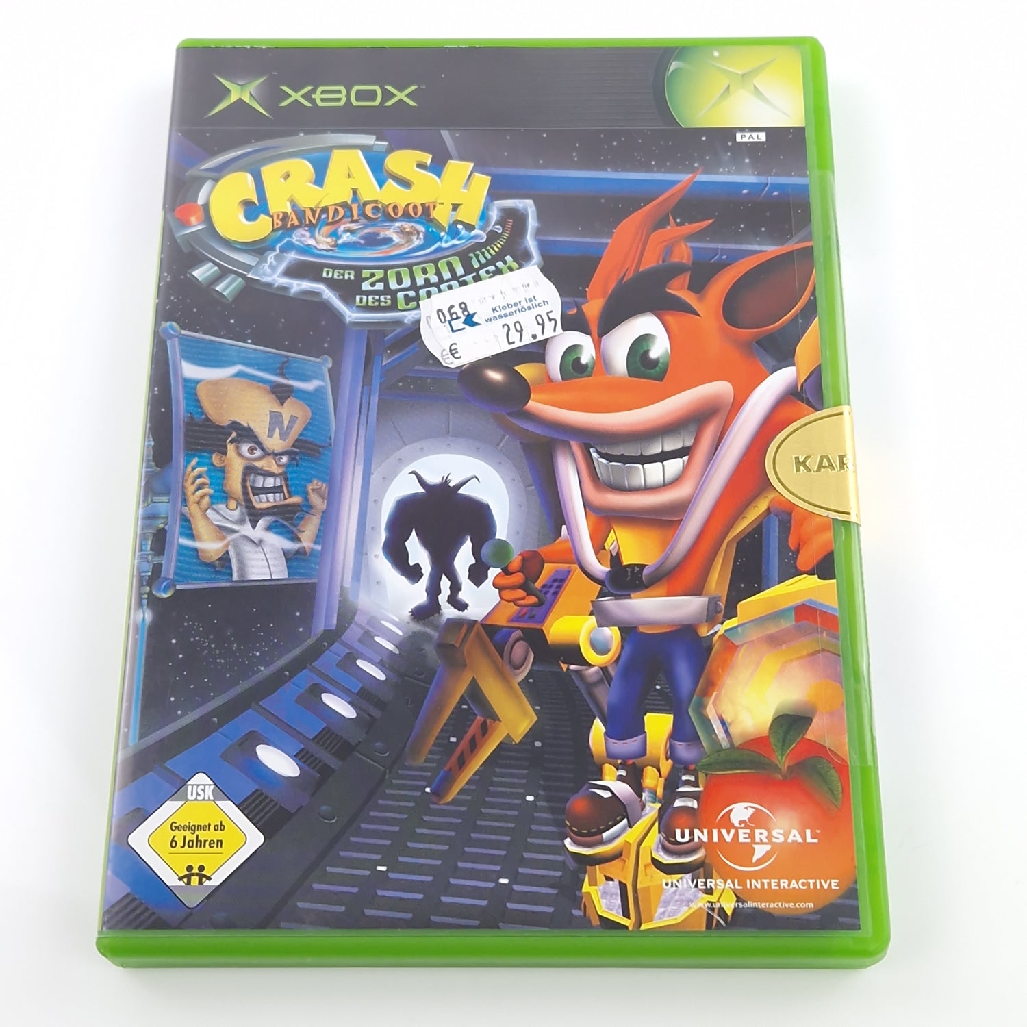 Xbox Classic Spiel : Crash Bandicoot Der Zorn des Cortex - Karstadt SEAL NEU OVP