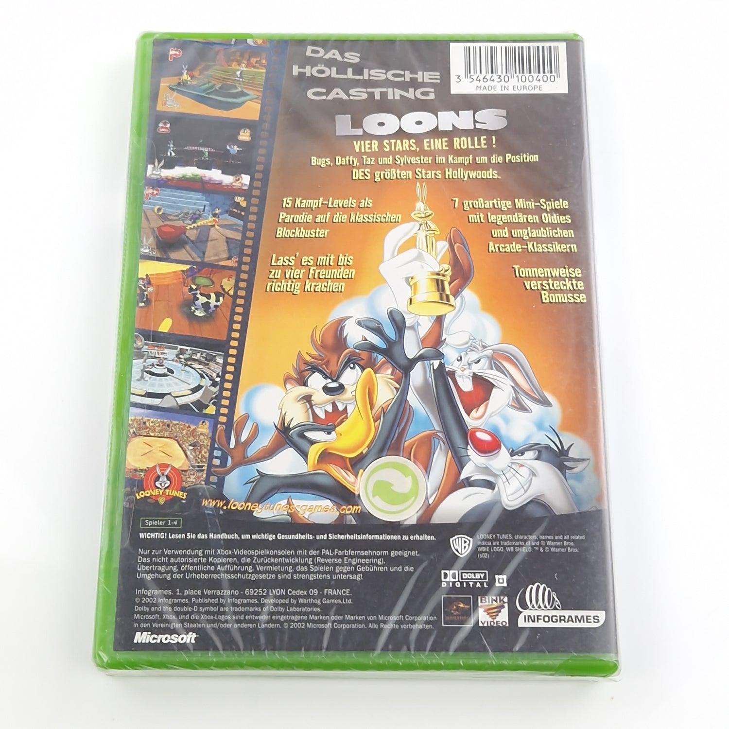 Xbox Classic Spiel : Loons Das Höllische Casting - NEU NEW SEALED / OVP PAL