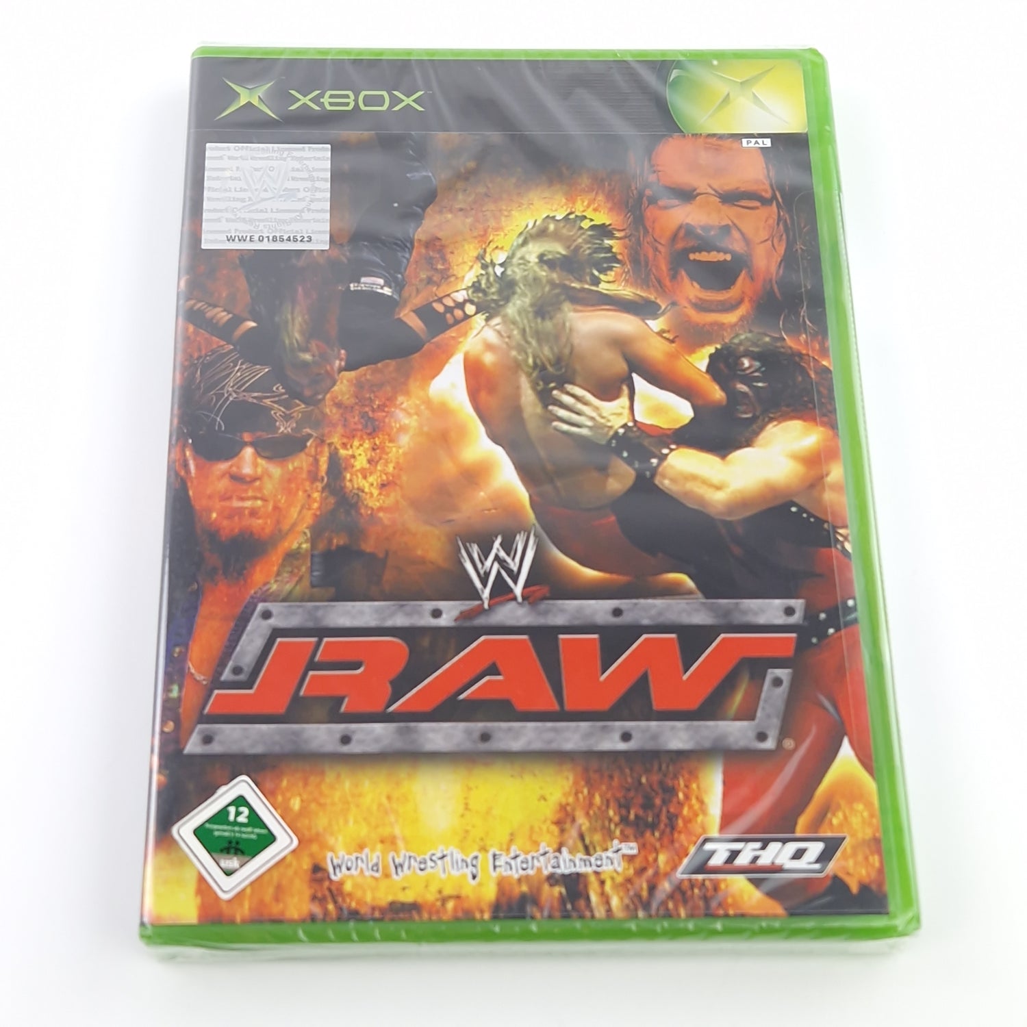 Xbox Classic Spiel : WWE RAW - NEU NEW SEALED / OVP PAL Wrestling