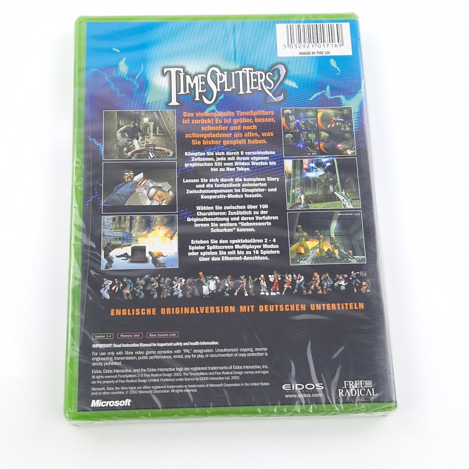 Xbox Classic Spiel : Time Splitters 2 - NEU NEW SEALED / OVP PAL