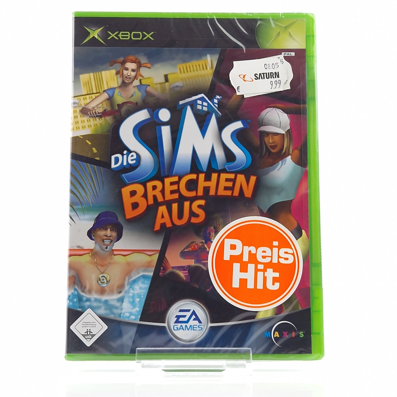 Xbox Classic Spiel : Die Sims brechen aus - NEU NEW SEALED / OVP PAL