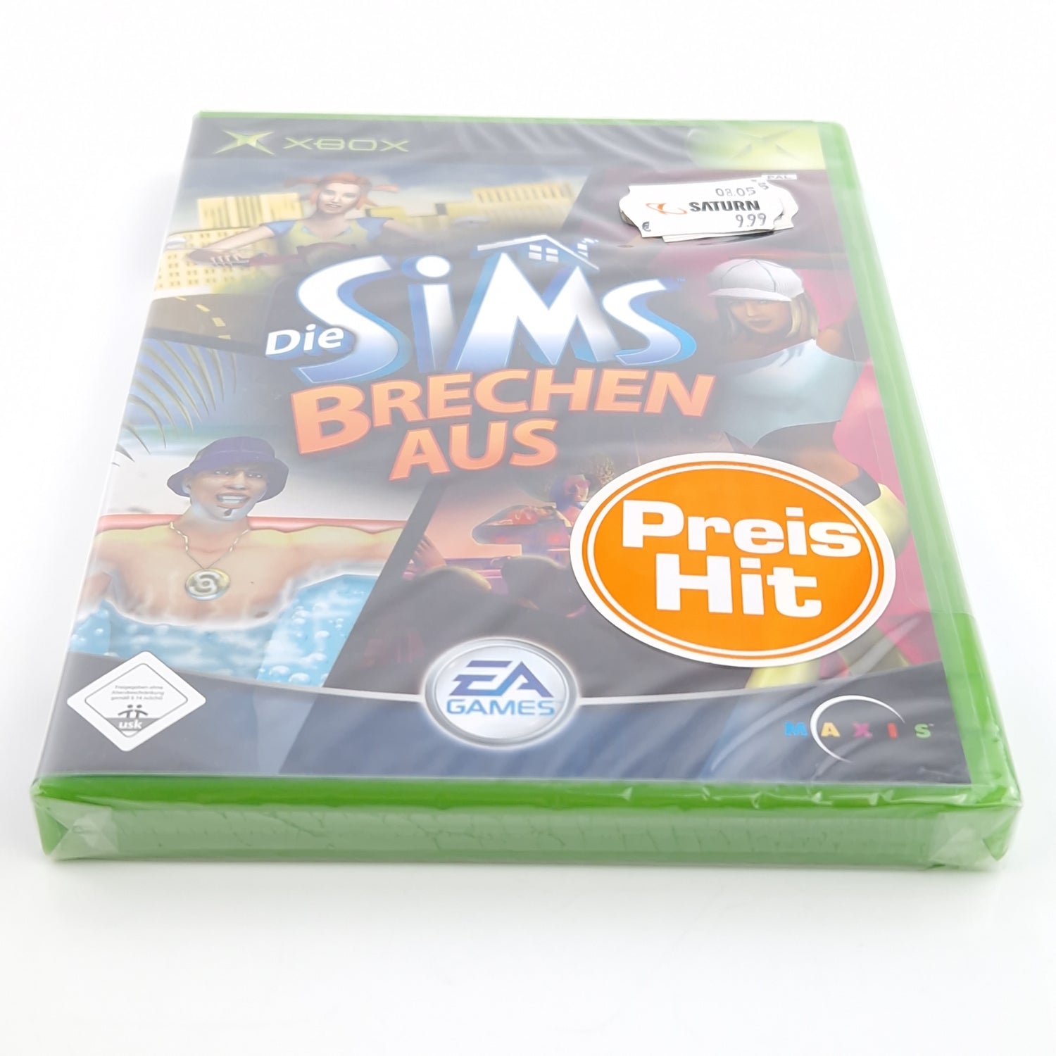 Xbox Classic Spiel : Die Sims brechen aus - NEU NEW SEALED / OVP PAL