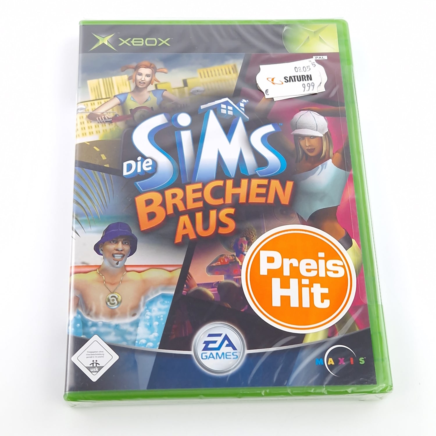 Xbox Classic Spiel : Die Sims brechen aus - NEU NEW SEALED / OVP PAL