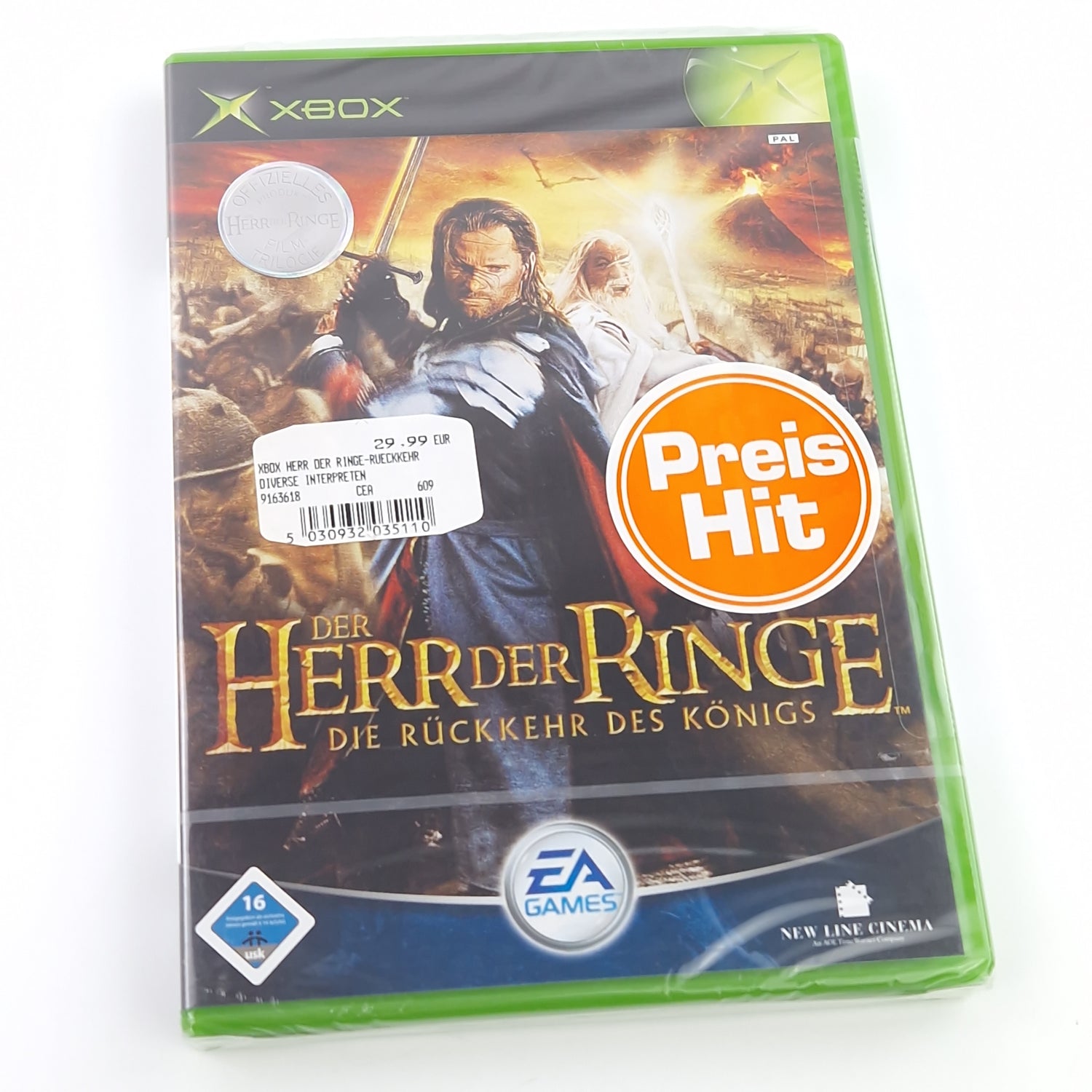 Xbox Classic Spiel : Der Herr der Ringe die Rückkehr des Königs - NEU SEALED OVP