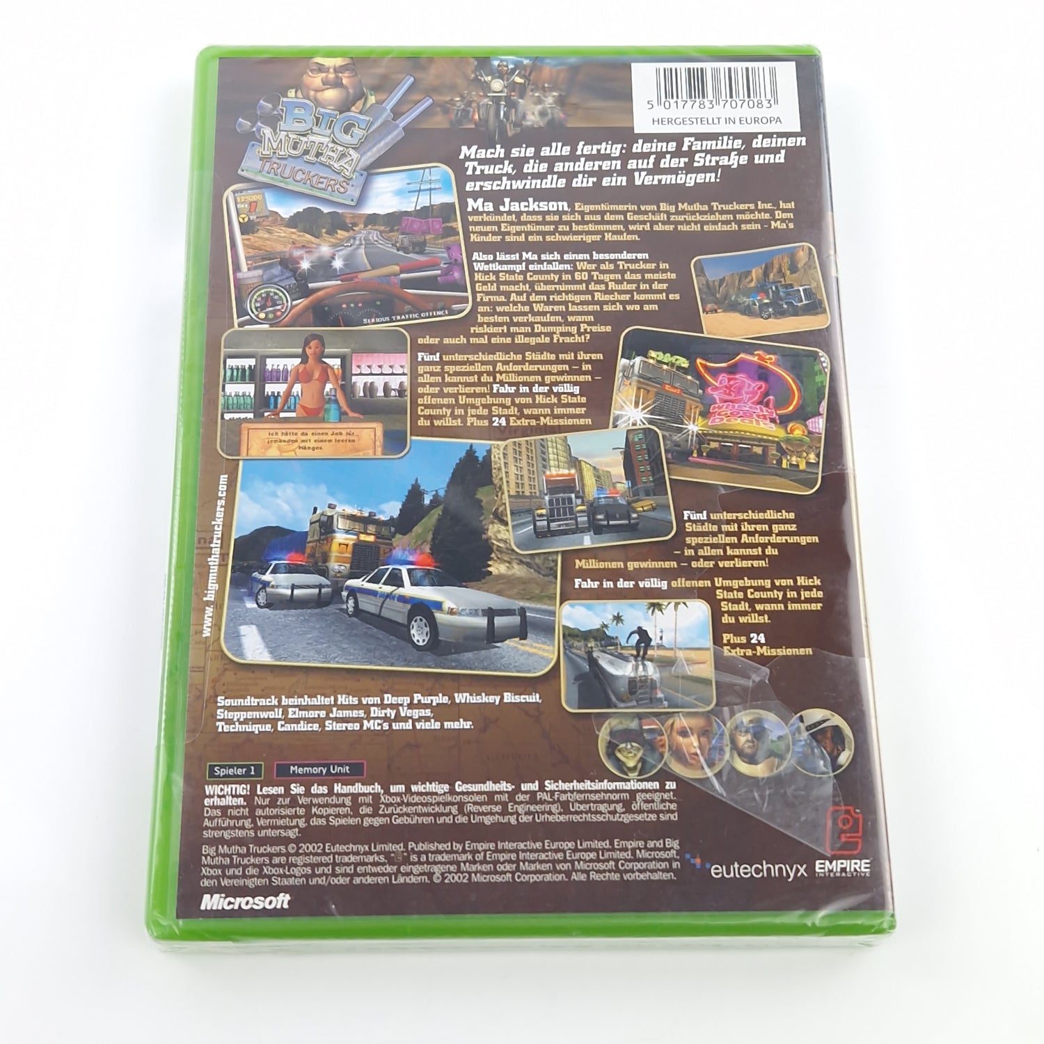 Xbox Classic Spiel : Big Mutha Truckers - NEU NEW SEALED OVP PAL