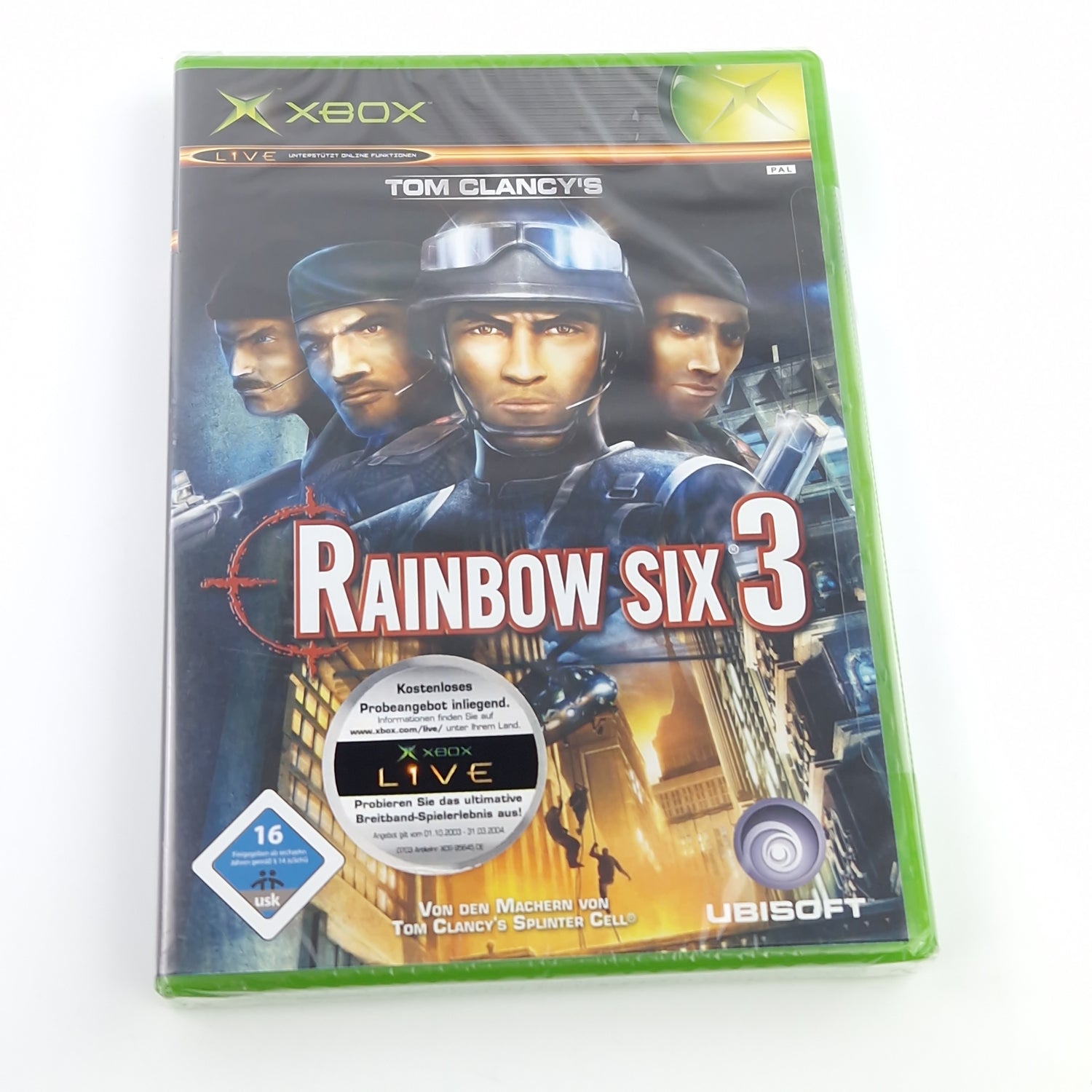 Xbox Classic Spiel : Tom Clancys Rainbow Six 3 - NEU NEW SEALED OVP PAL