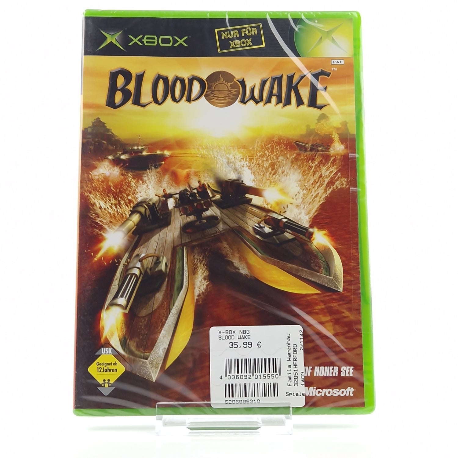 Xbox Classic Spiel : Blood Wake - NEU NEW SEALED OVP PAL