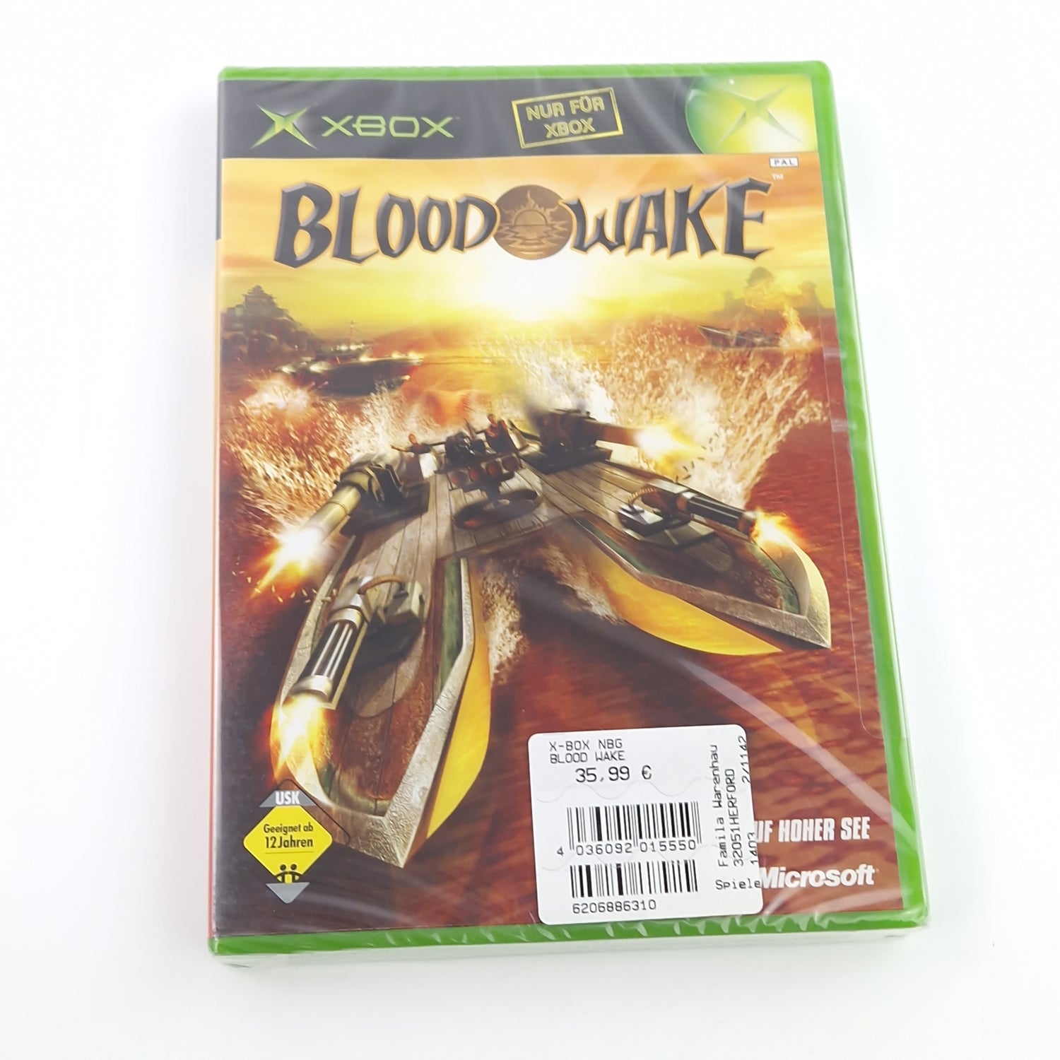 Xbox Classic Spiel : Blood Wake - NEU NEW SEALED OVP PAL