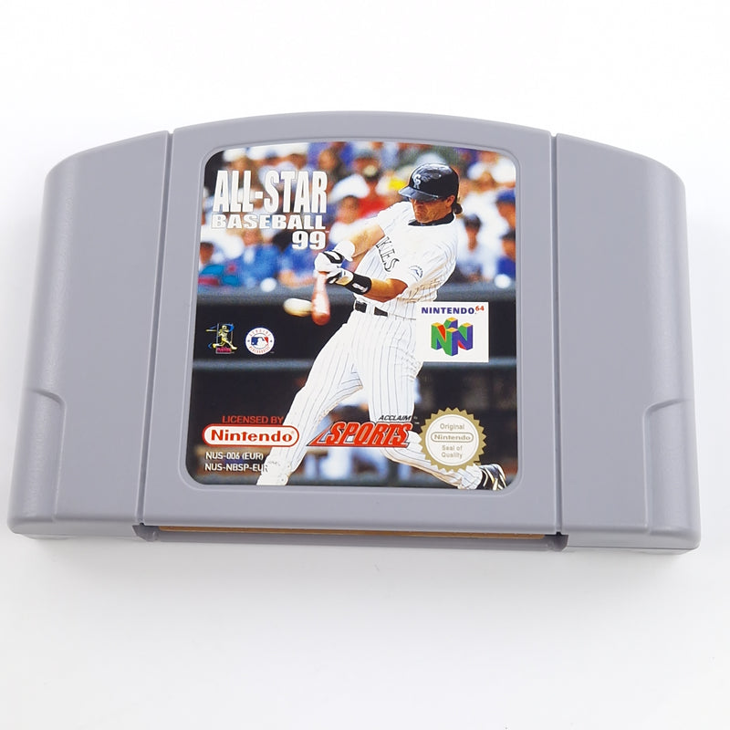 Nintendo 64 Spiel : All-Star Baseball 99 - N64 Modul Cartridge / PAL EUR