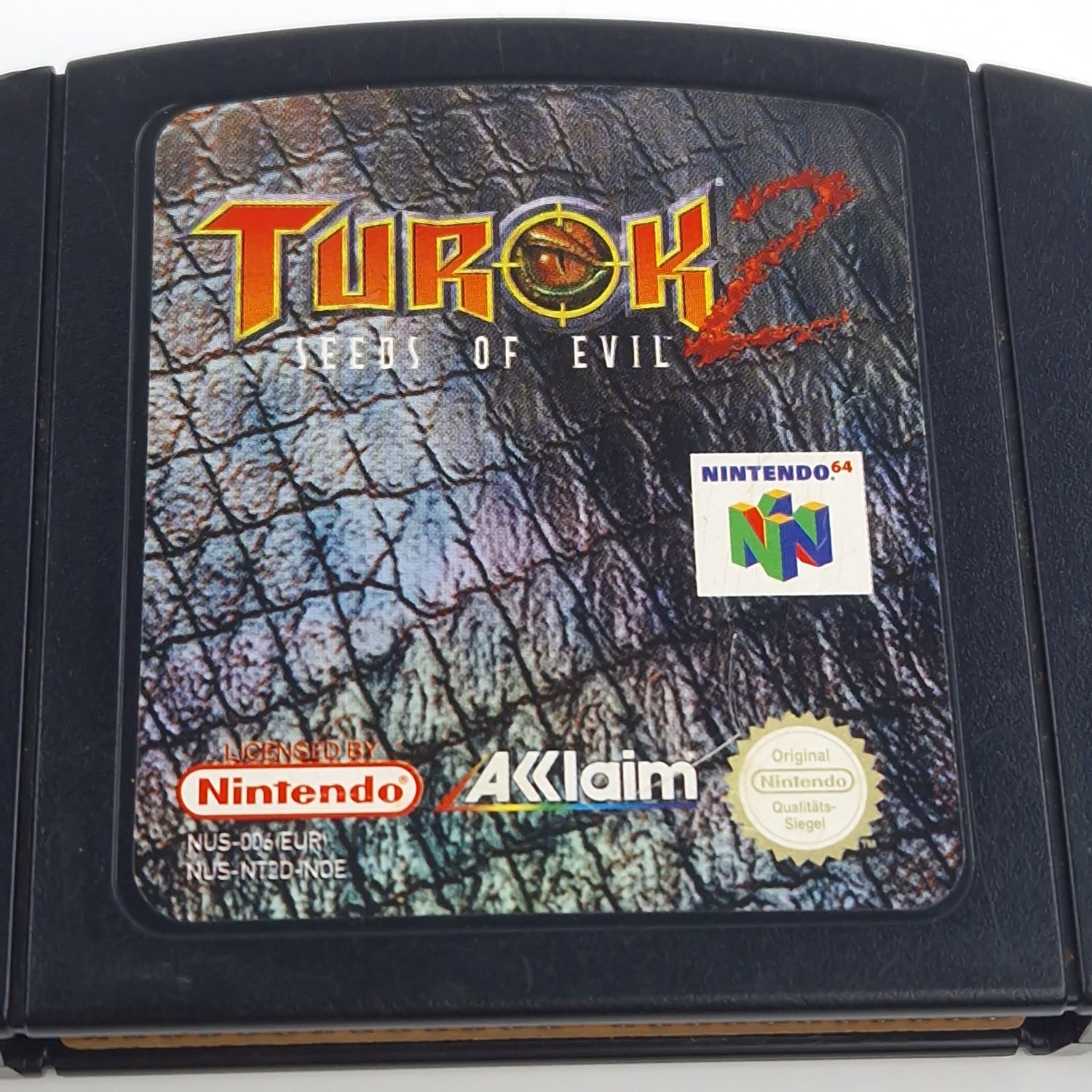 Nintendo 64 Spiel : Turok 2 Sees of Evil - N64 Modul Cartridge / PAL EUR