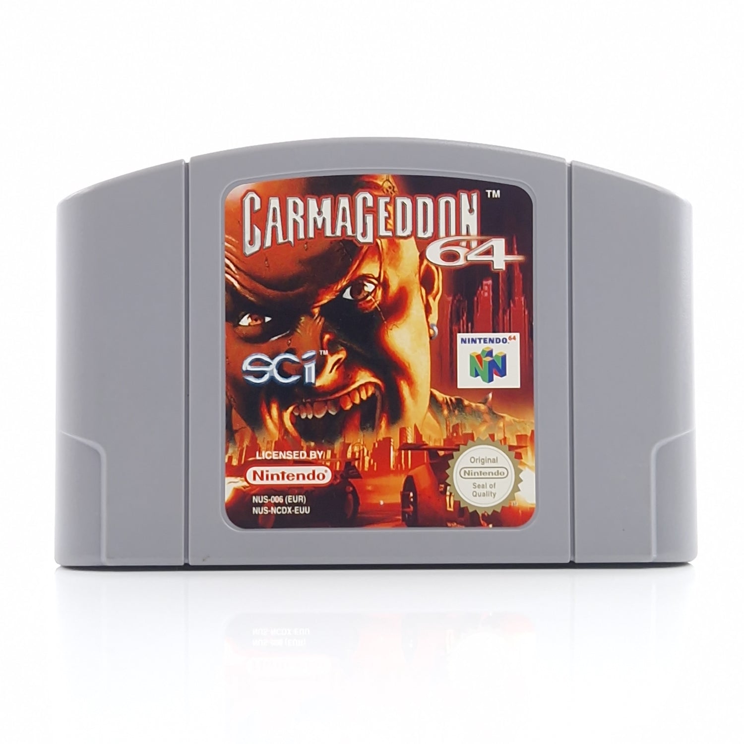 Nintendo 64 Spiel : Carmageddon 64 - N64 Modul Cartridge / PAL EUR SCI