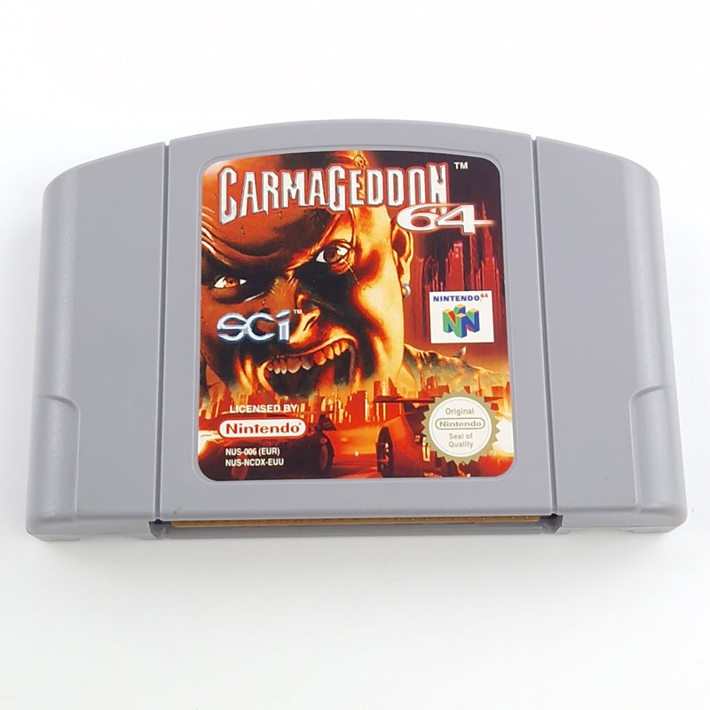 Nintendo 64 Spiel : Carmageddon 64 - N64 Modul Cartridge / PAL EUR SCI