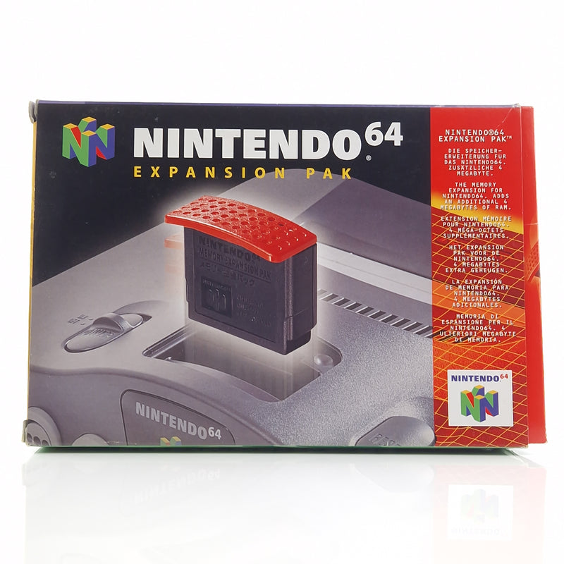 Nintendo 64 Zubehör : Expansion PAK / Ram Erweiterung - Original N64 OVP PAL