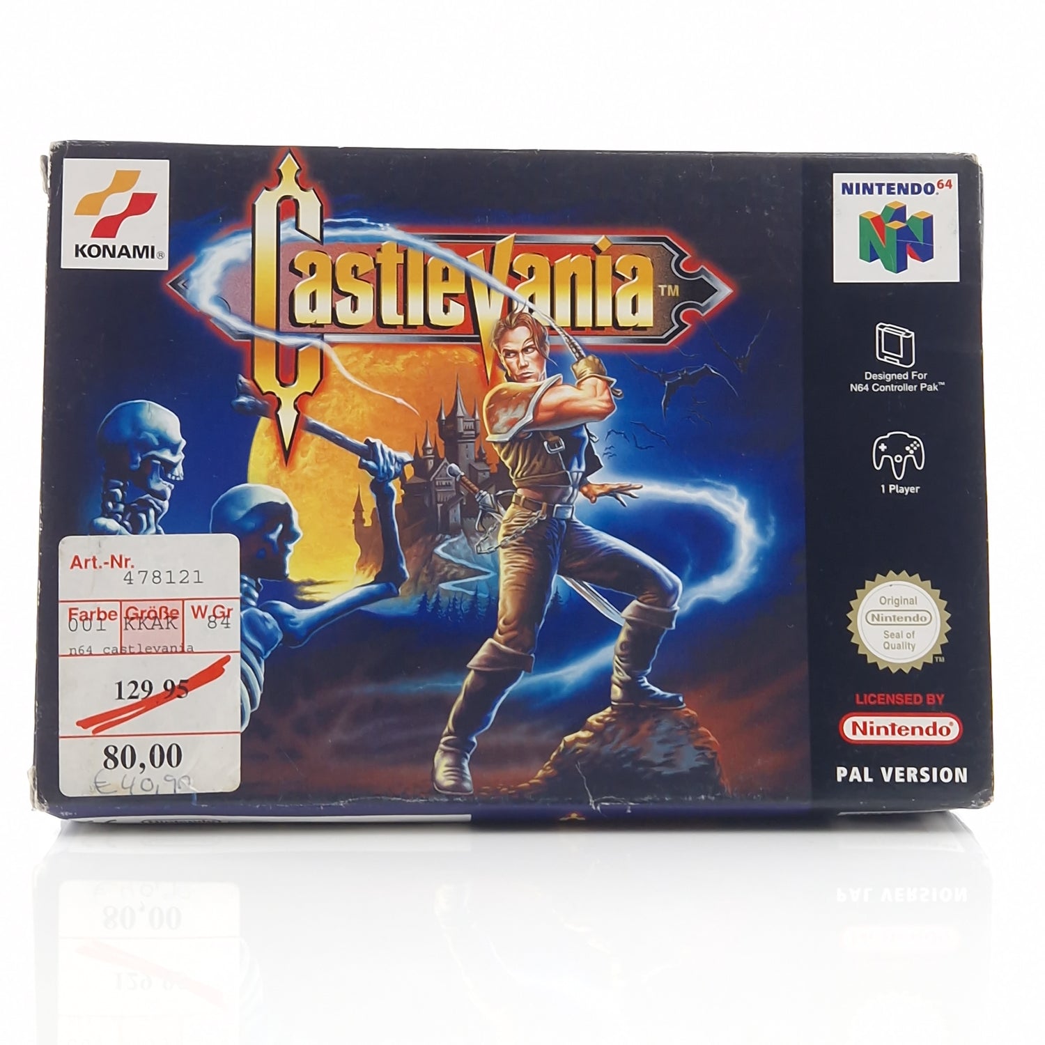 Nintendo 64 Spiel : Castlevania - Modul OVP ohne Anleitung / PAL EUR-1