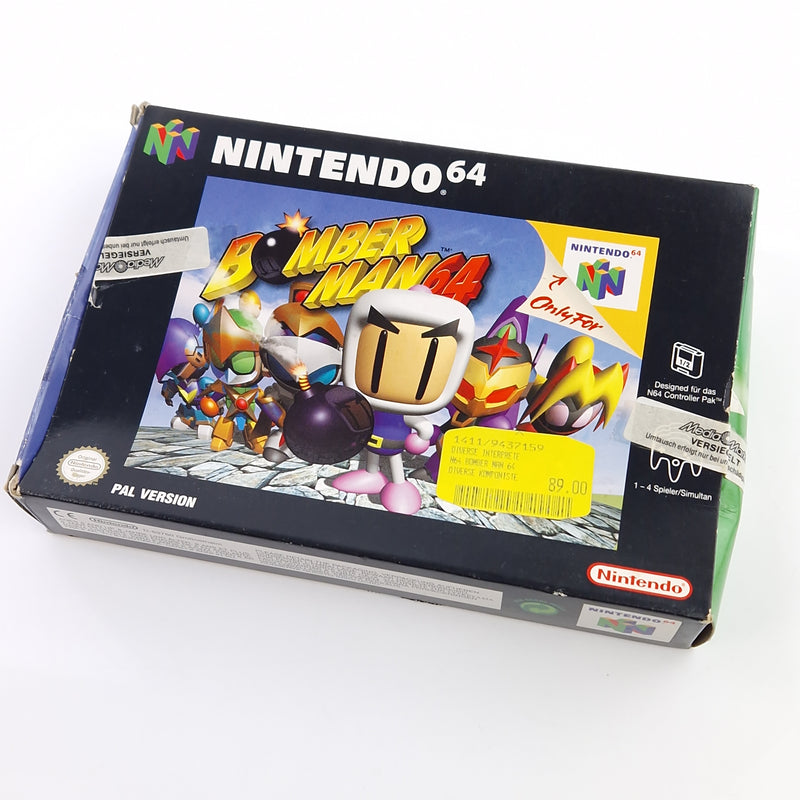 Nintendo 64 Spiel : Bomber Man 64 - Modul OVP ohne Anleitung / PAL NNOE