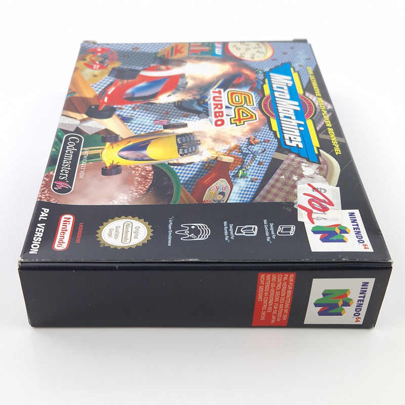 Nintendo 64 Spiel : Micro Machines 64 Turbo - Modul Anleitung OVP / N64 PAL