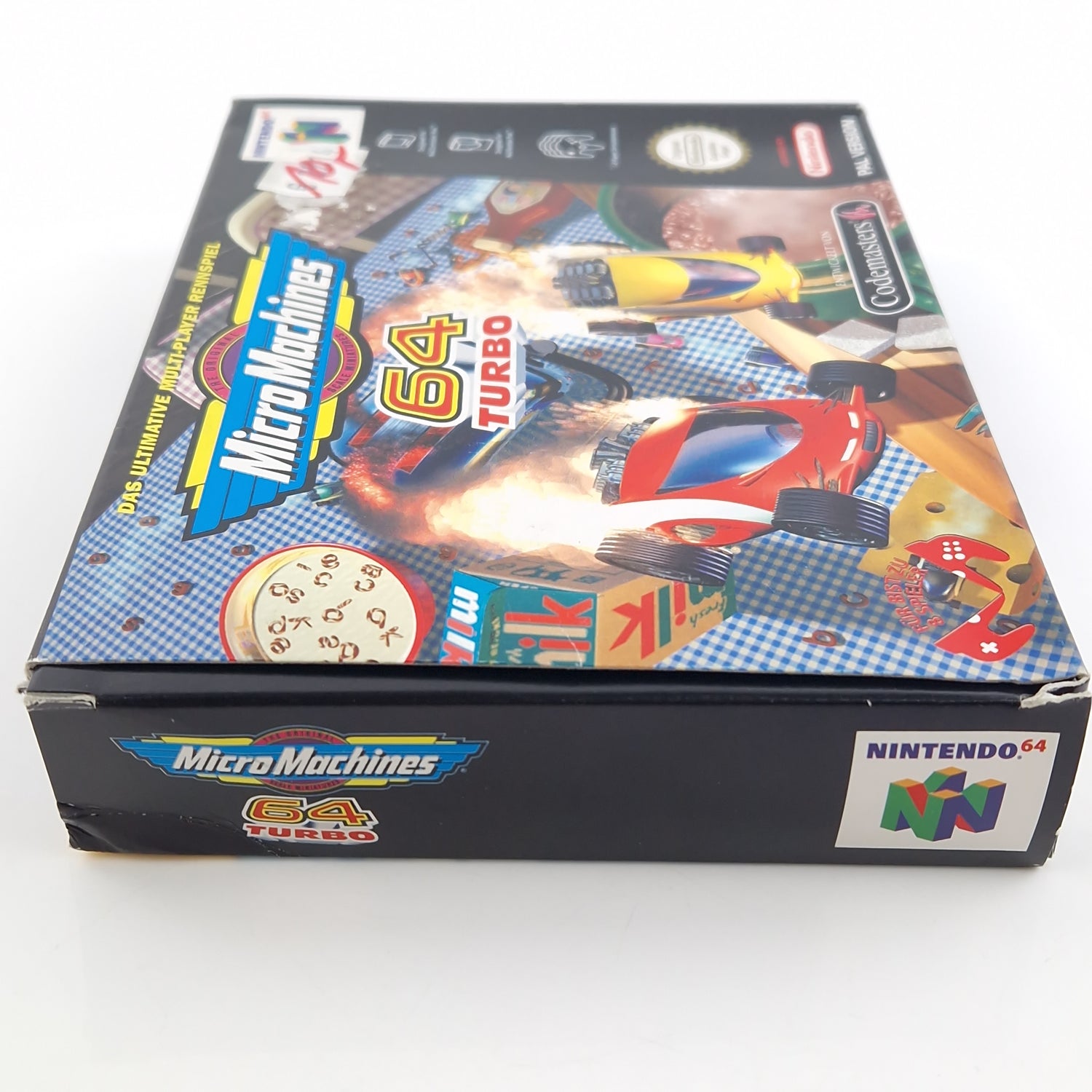 Nintendo 64 Spiel : Micro Machines 64 Turbo - Modul Anleitung OVP / N64 PAL