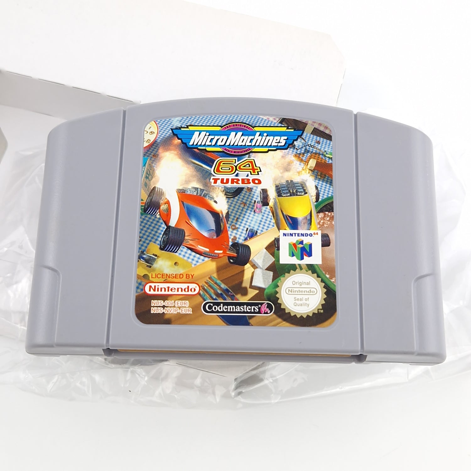 Nintendo 64 Spiel : Micro Machines 64 Turbo - Modul Anleitung OVP / N64 PAL