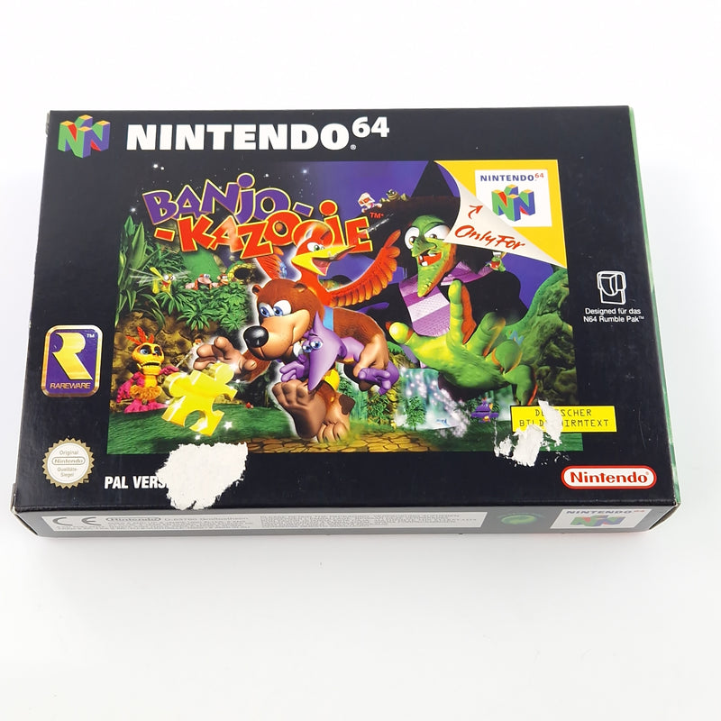 Nintendo 64 Spiel : Banjo Kazooie - Modul Anleitung Poster OVP / N64 PAL NNOE