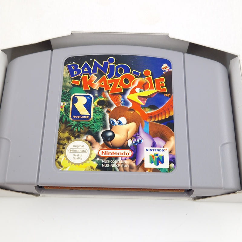 Nintendo 64 Spiel : Banjo Kazooie - Modul Anleitung Poster OVP / N64 PAL NNOE