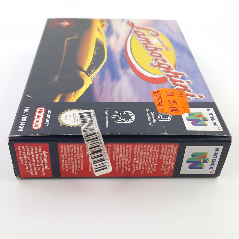 Nintendo 64 Spiel : Automobili Lamborghi - N64 Modul Anleitung OVP cib / PAL EUR