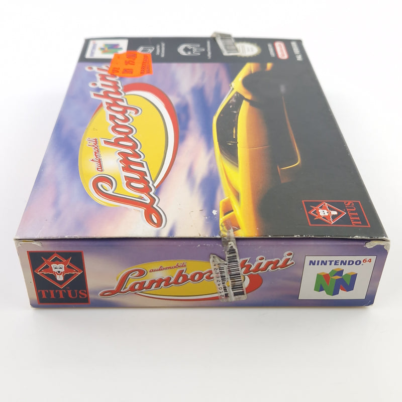 Nintendo 64 Spiel : Automobili Lamborghi - N64 Modul Anleitung OVP cib / PAL EUR