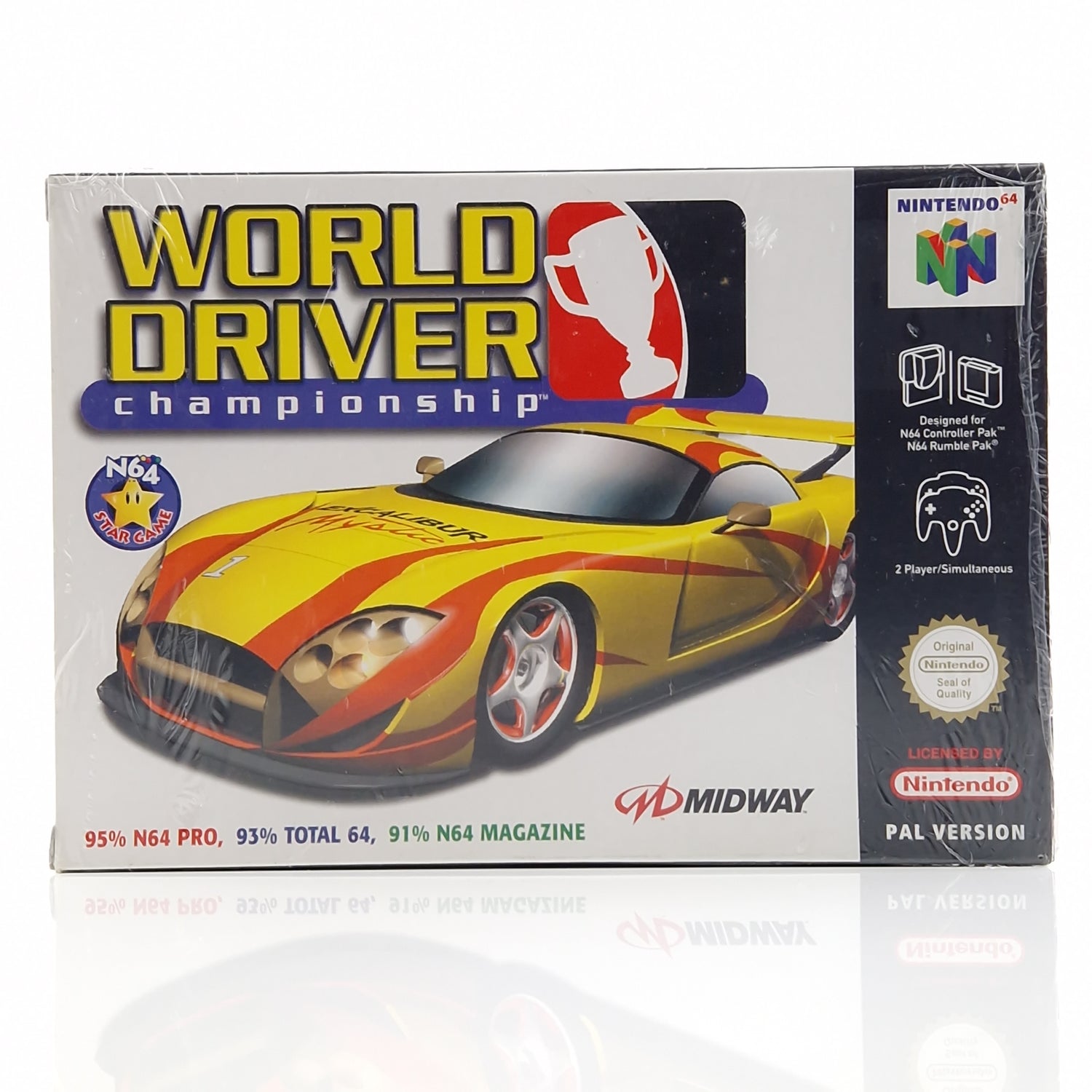 Nintendo 64 Spiel : World Driver Championship - N64 OVP NEU NEW SEALED PAL