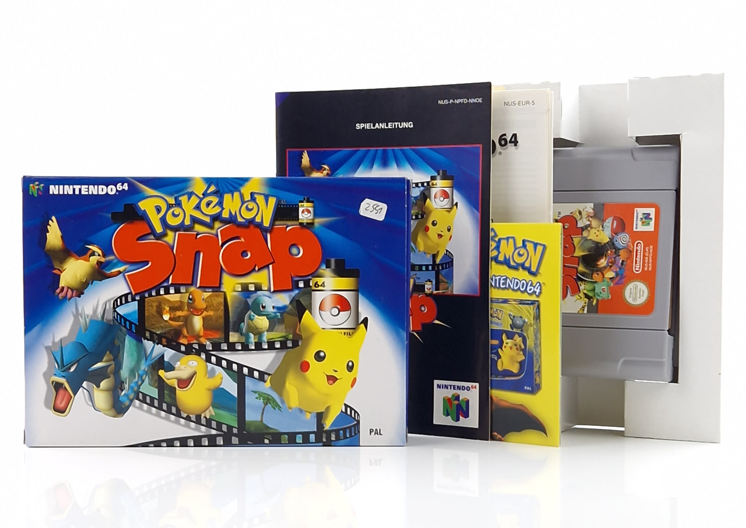 Nintendo 64 Spiel : Pokemon SNAP - N64 Modul Anleitung OVP cib / PAL NNOE