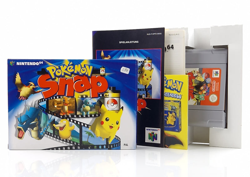 Nintendo 64 Spiel : Pokemon SNAP - N64 Modul Anleitung OVP cib / PAL NNOE