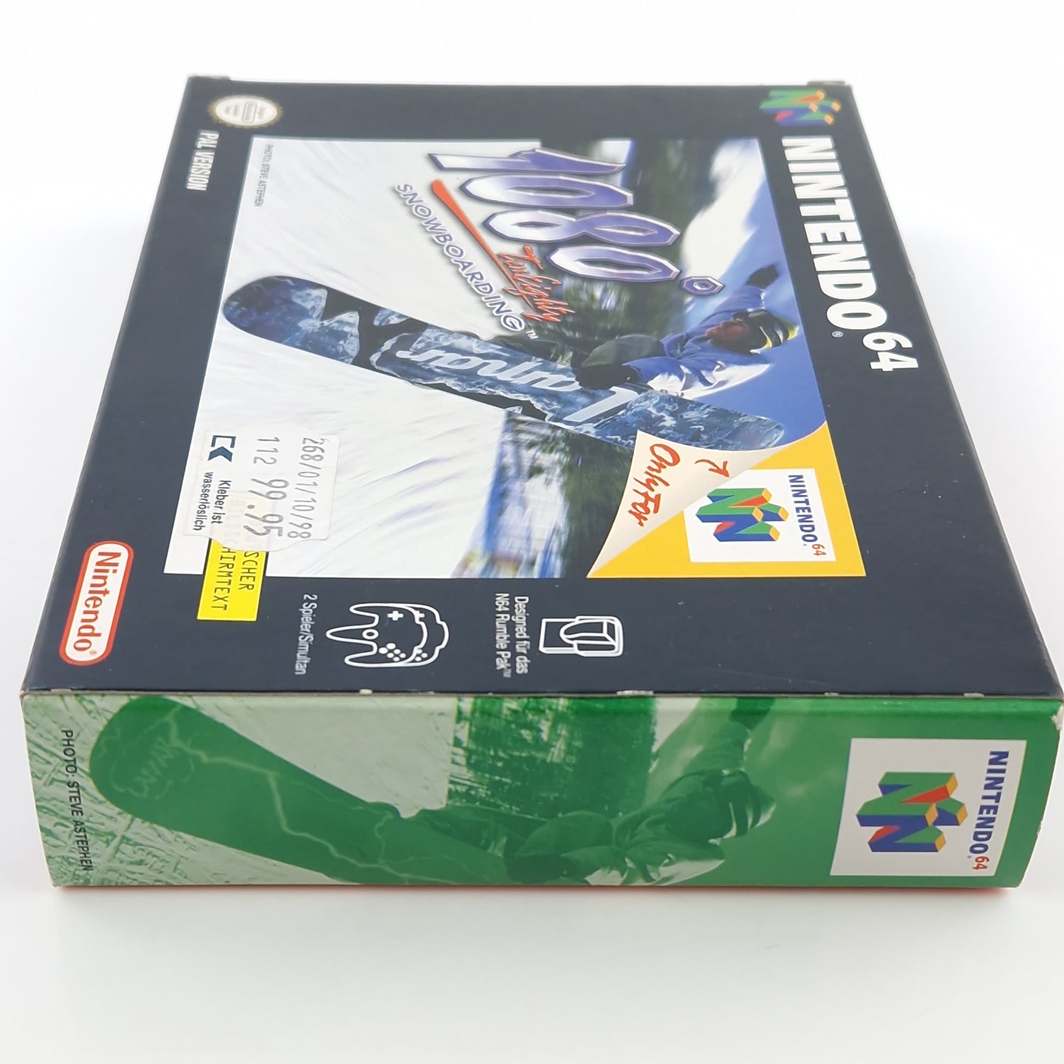 Nintendo 64 Spiel : 1080° Ten Eighty Snowboarding - N64 OVP cib / PAL NNOE