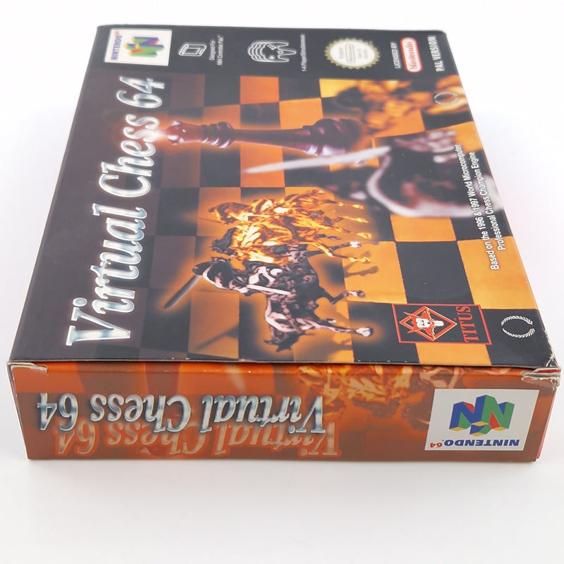 Nintendo 64 Spiel : Virtua Chess 64 - N64 Modul Anleitung OVP / PAL EUU