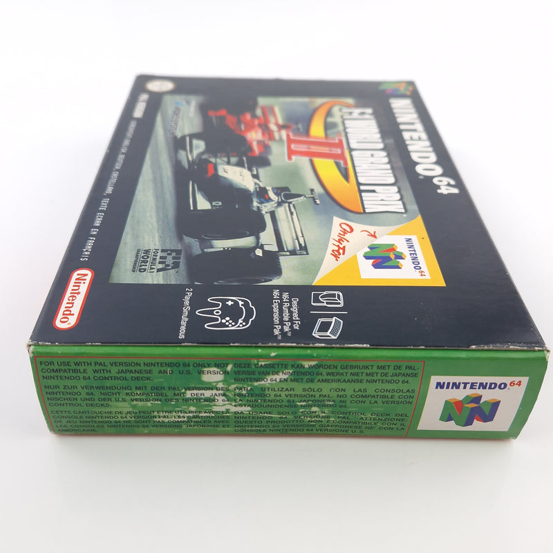 Nintendo 64 Spiel : F-1 World Grand Prix II - N64 Modul Anleitung OVP / PAL EU6