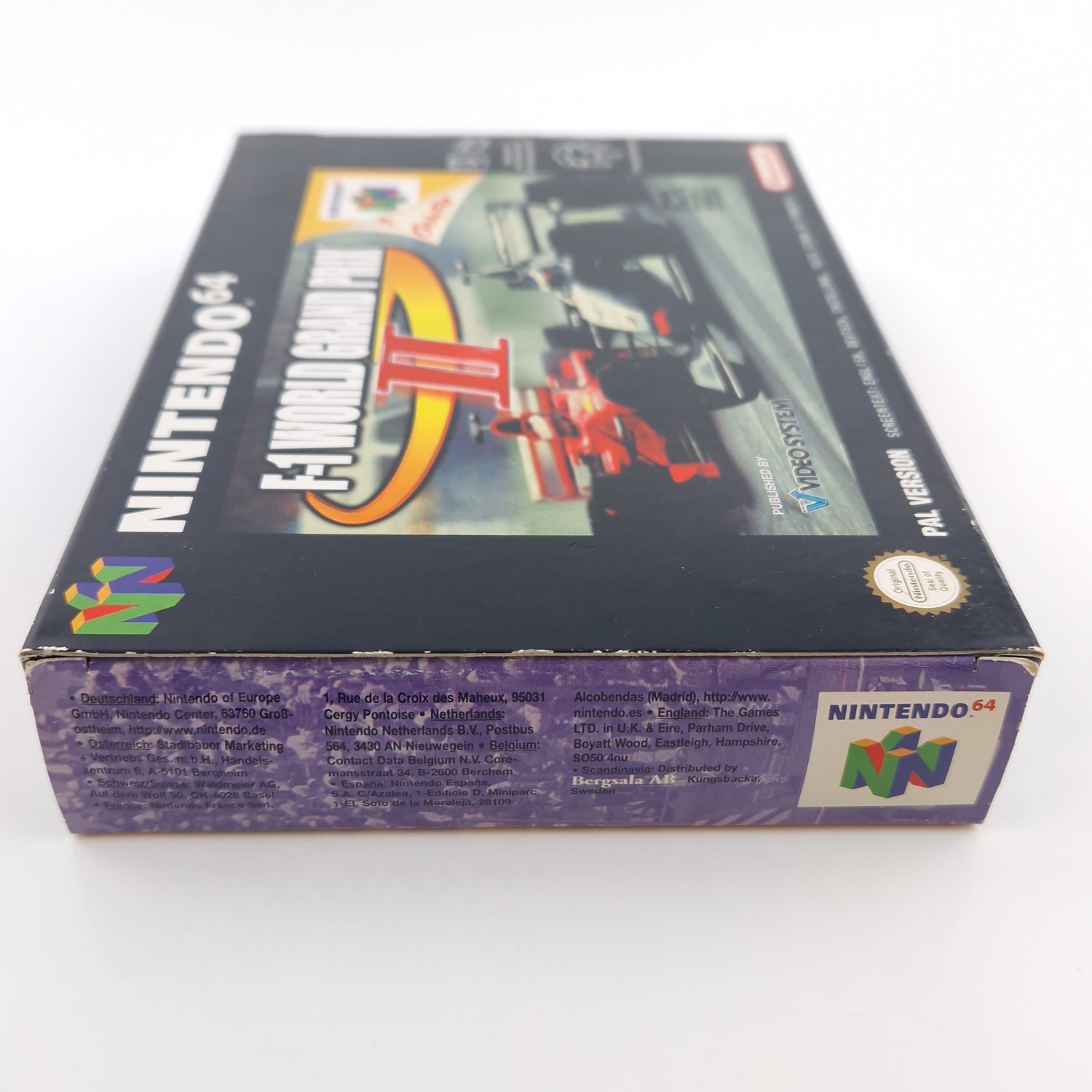 Nintendo 64 Spiel : F-1 World Grand Prix II - N64 Modul Anleitung OVP / PAL EU6