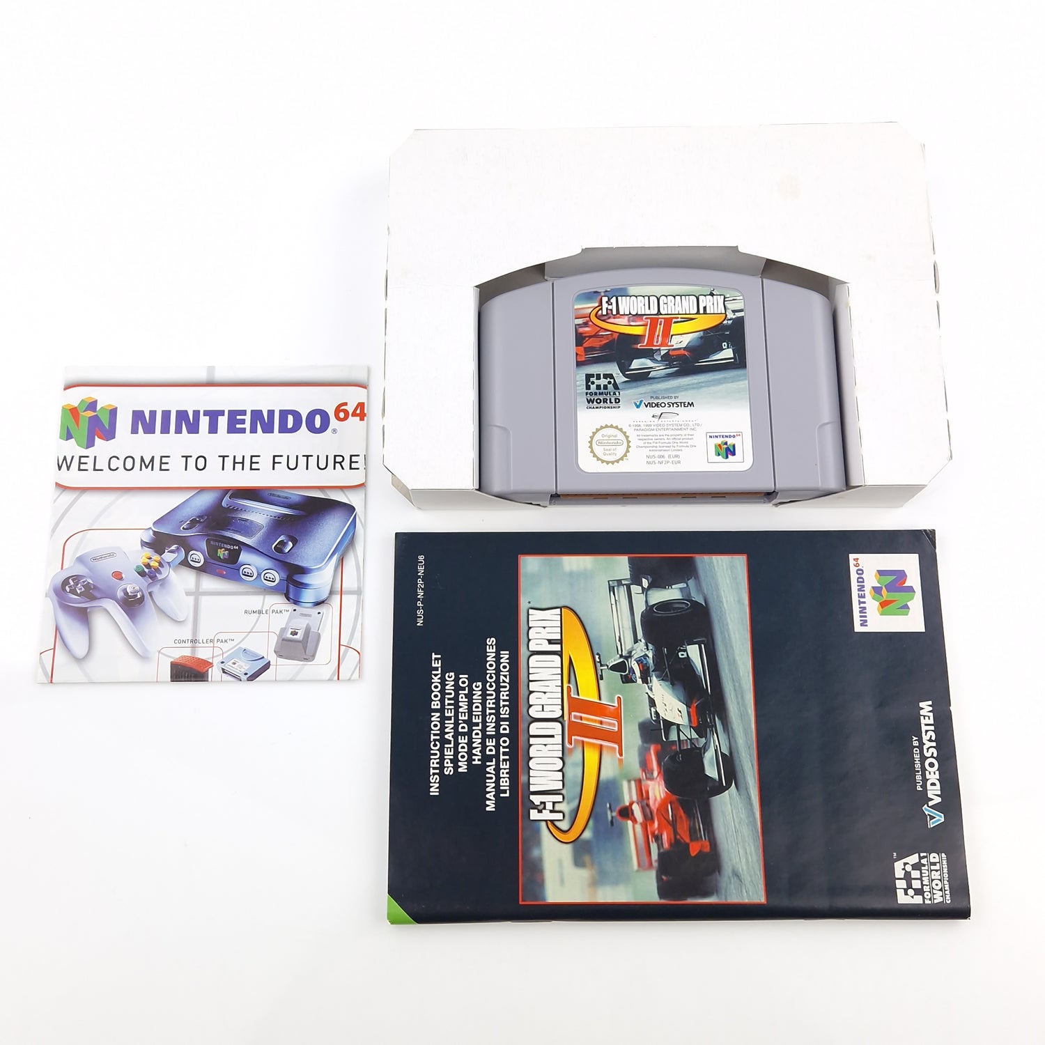 Nintendo 64 Spiel : F-1 World Grand Prix II - N64 Modul Anleitung OVP / PAL EU6