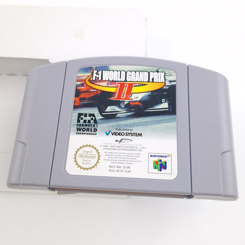 Nintendo 64 Spiel : F-1 World Grand Prix II - N64 Modul Anleitung OVP / PAL EU6