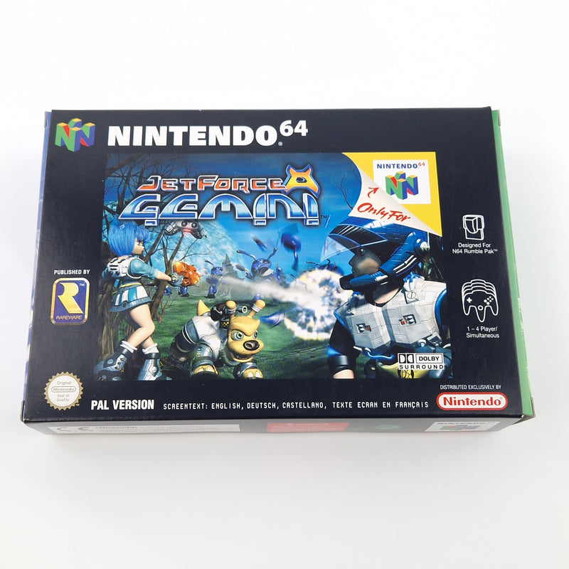 Nintendo 64 Spiel : Jetforce Gemini - N64 Modul Anleitung OVP cib / PAL