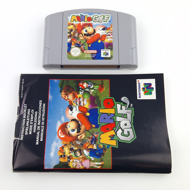 Nintendo 64 Spiel : Mario Golf - N64 Modul Anleitung OVP cib / PAL EU6-1