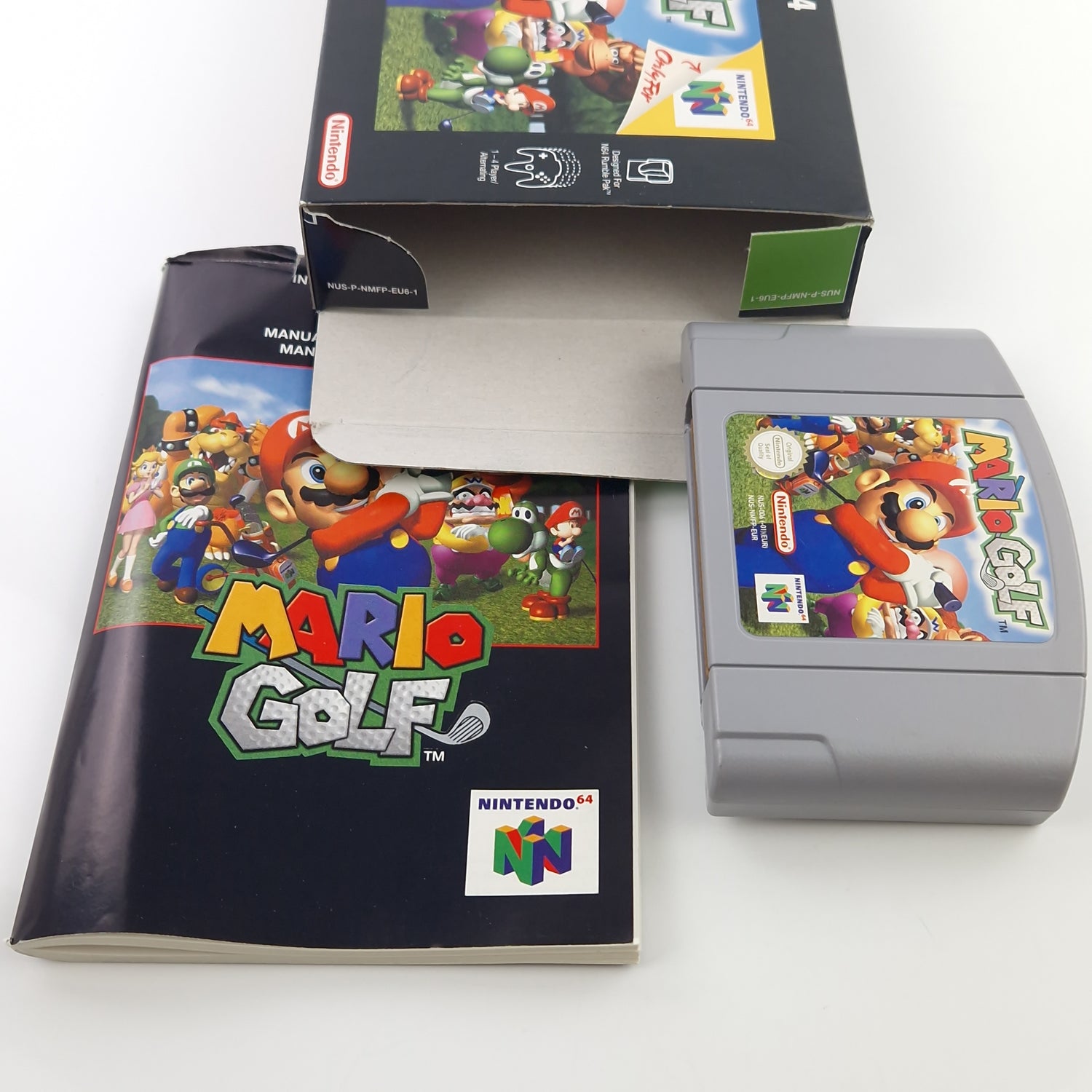 Nintendo 64 Spiel : Mario Golf - N64 Modul Anleitung OVP cib / PAL EU6-1