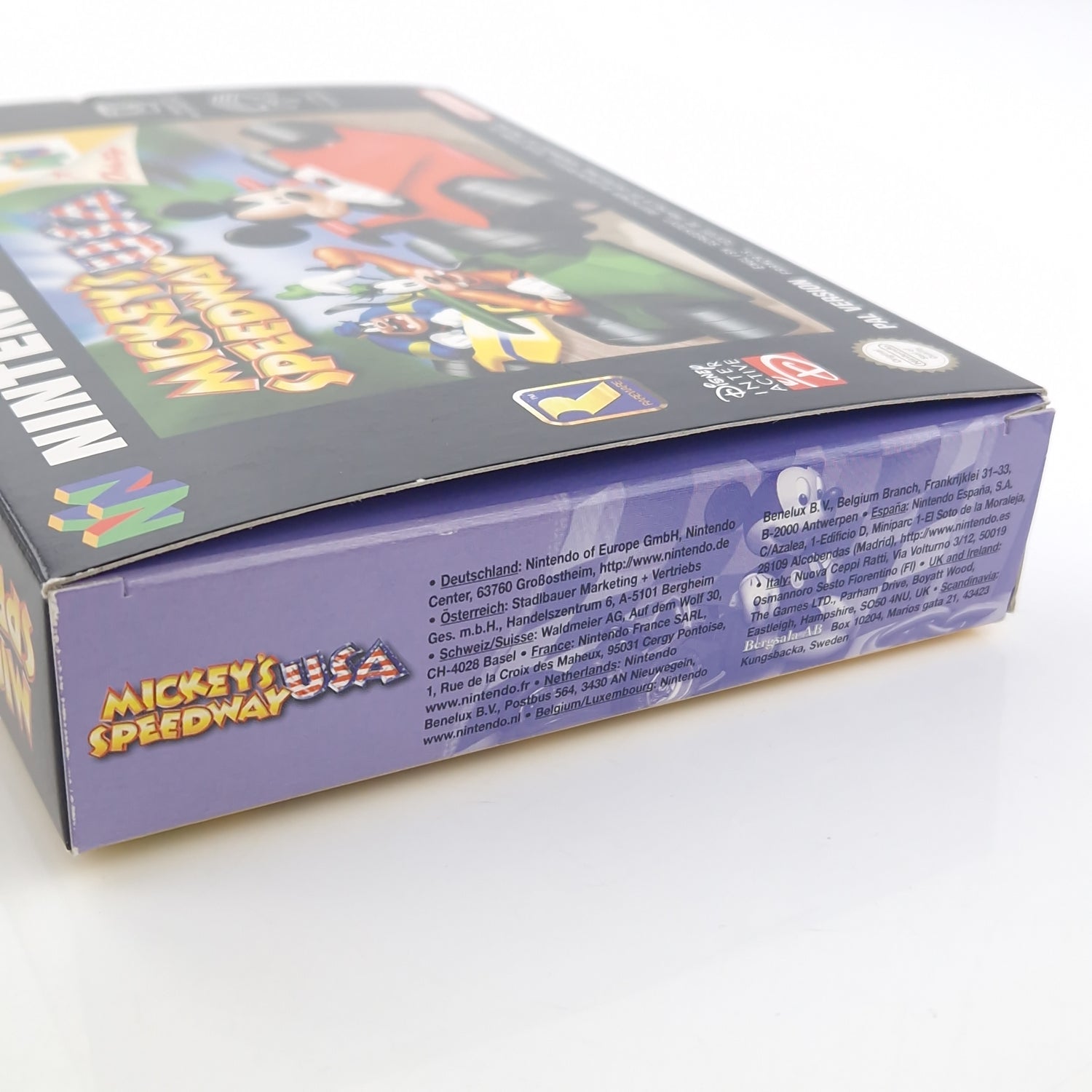 Nintendo 64 Spiel : Mickey´s Speedway USA - N64 Modul Anleitung OVP / PAL